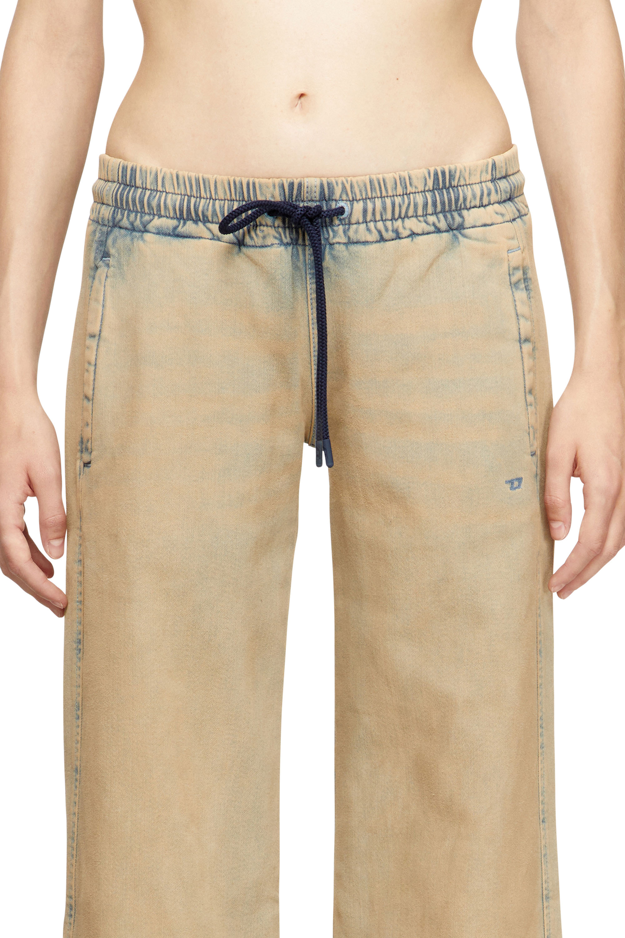 Diesel - Damen Relaxed 2078 D-Ainty Joggjeans&reg; 09M33, Blau/Beige - 4