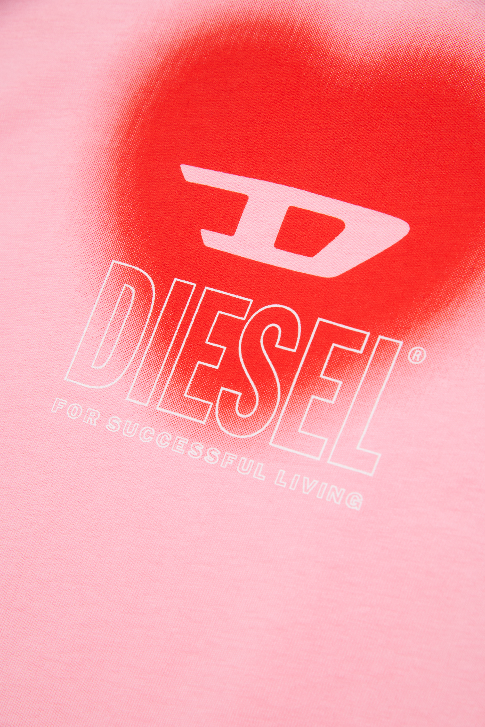 Diesel - TCUORE, Damen T-Shirt mit Herz-Logo in Rosa - 4