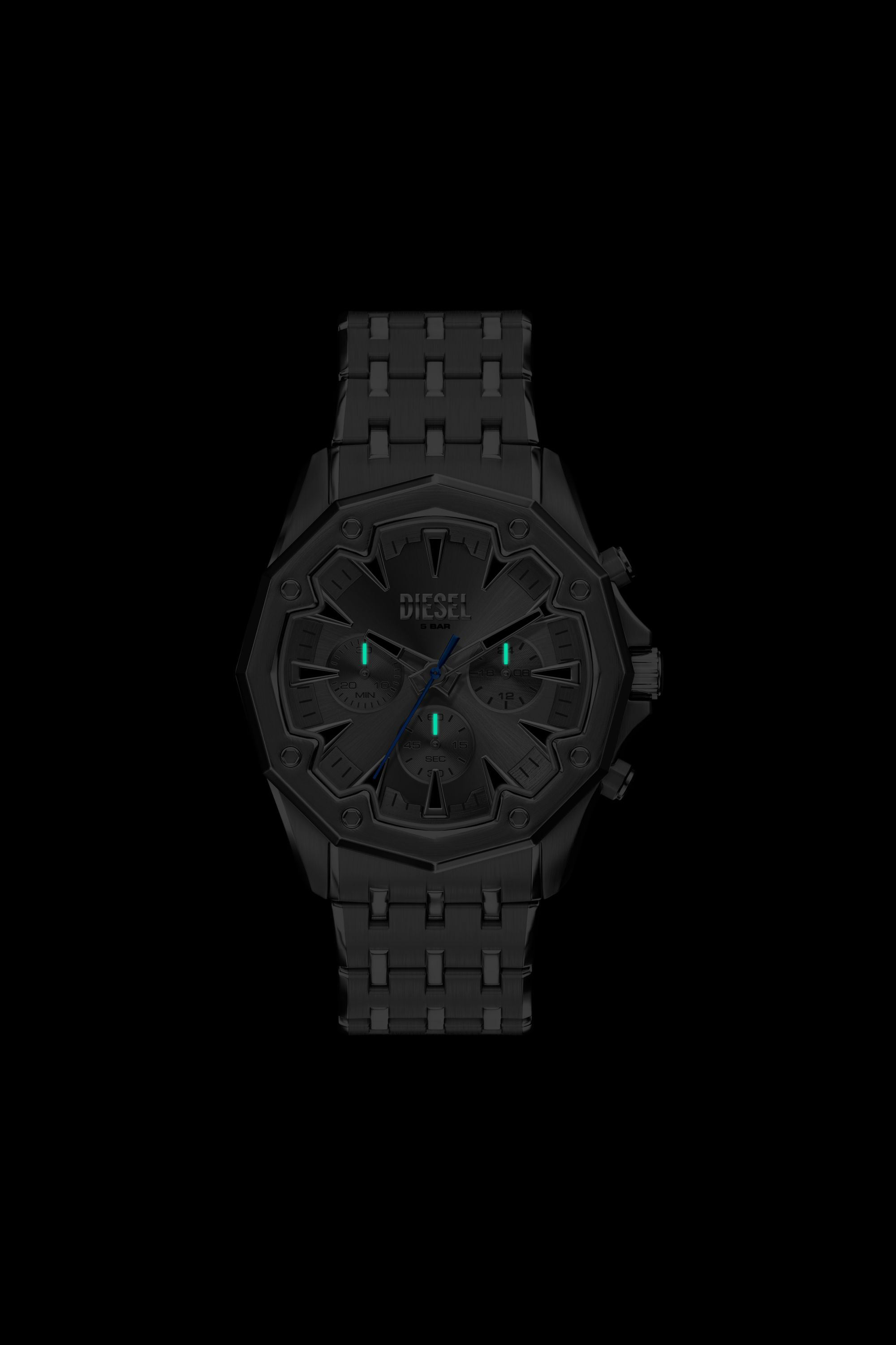 Diesel - DZ4708 WATCH, Herren Stinger Uhr aus Edelstahl in Gunmetal in Grau - 6