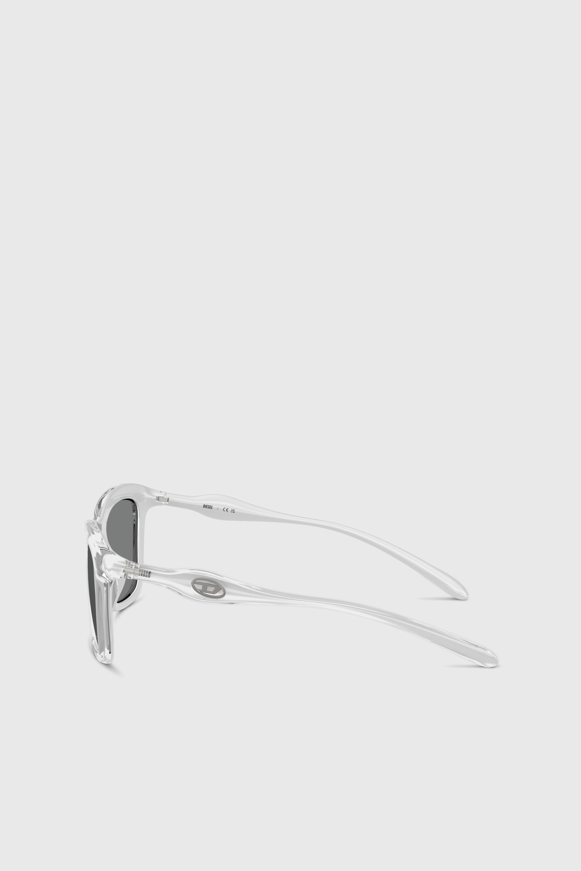 Diesel - 0DL3008U, Unisex Eckige Sonnenbrille in Grau - 2