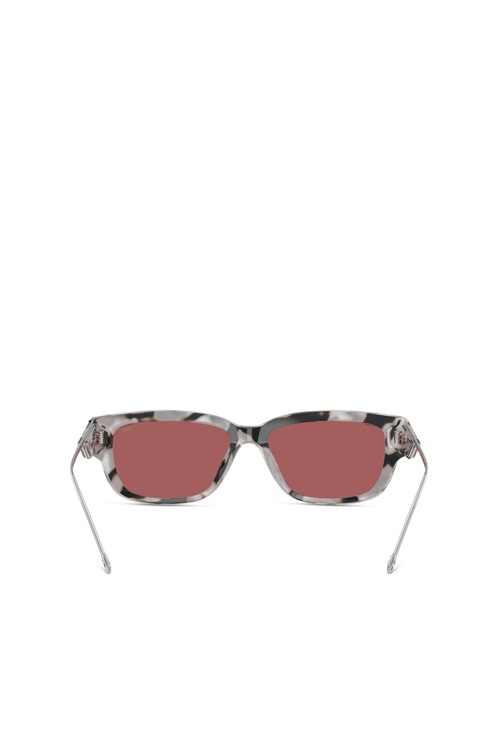 Diesel - 0DL2002, Unisex Essentielles Modell Brille in Rot - 3