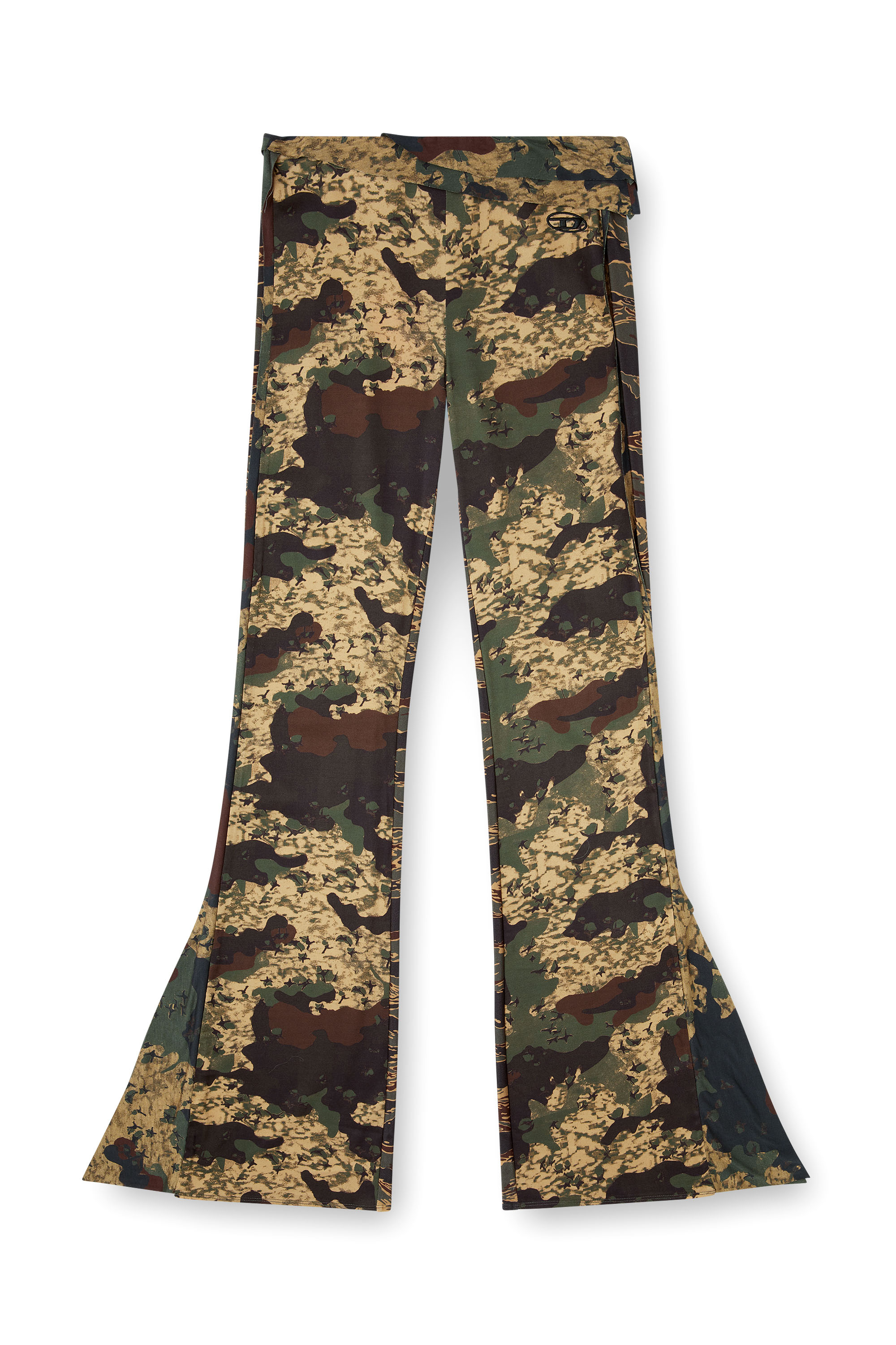Diesel - P-AFFAL, Damen Jazz-Hose mit gemischten Camo-Prints in Armeegrün - 2