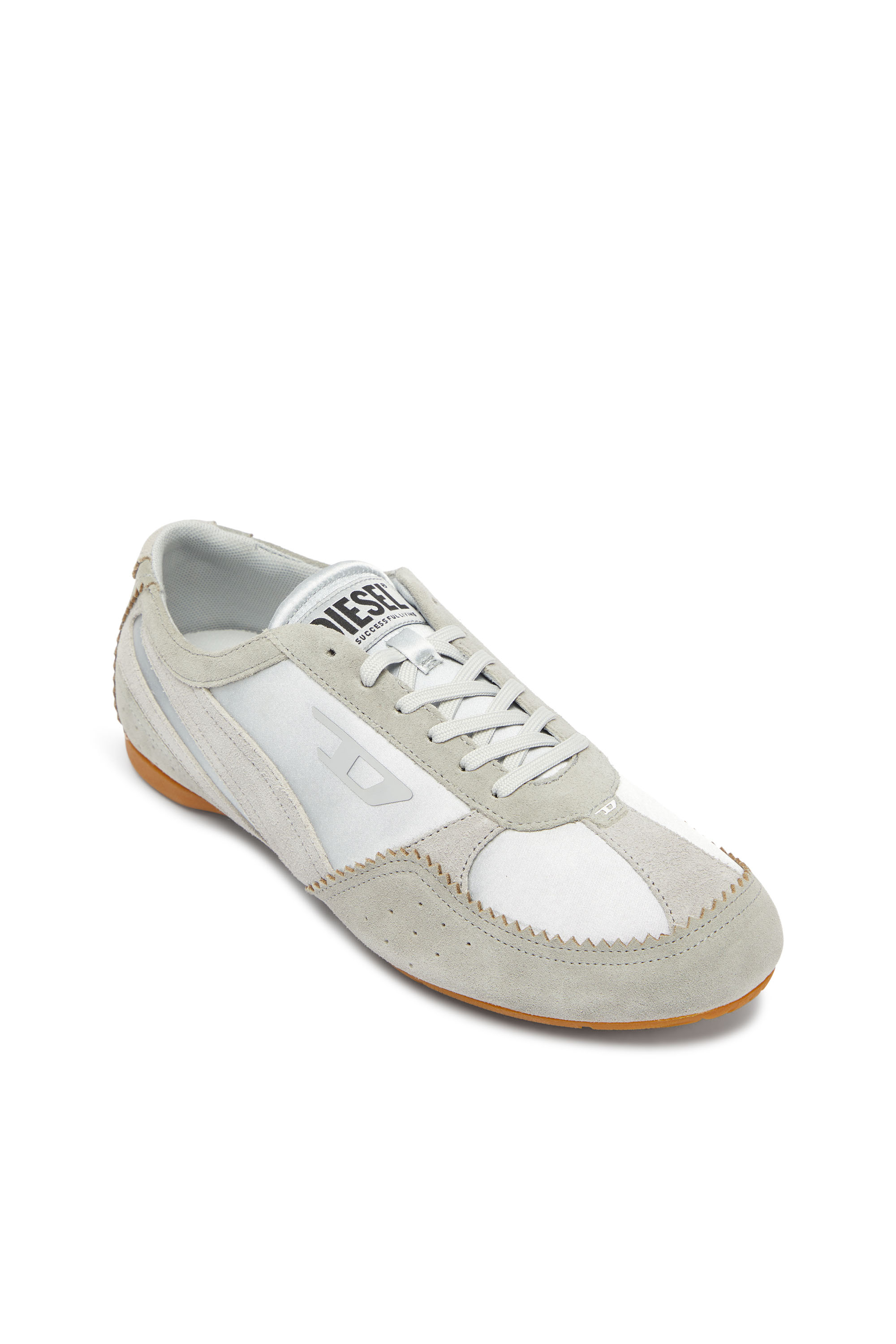 Diesel - D-MILE LOW II W, Damen D-Mile &ndash; Sneakers mit Wildleder-Overlays in Hellblau - 6