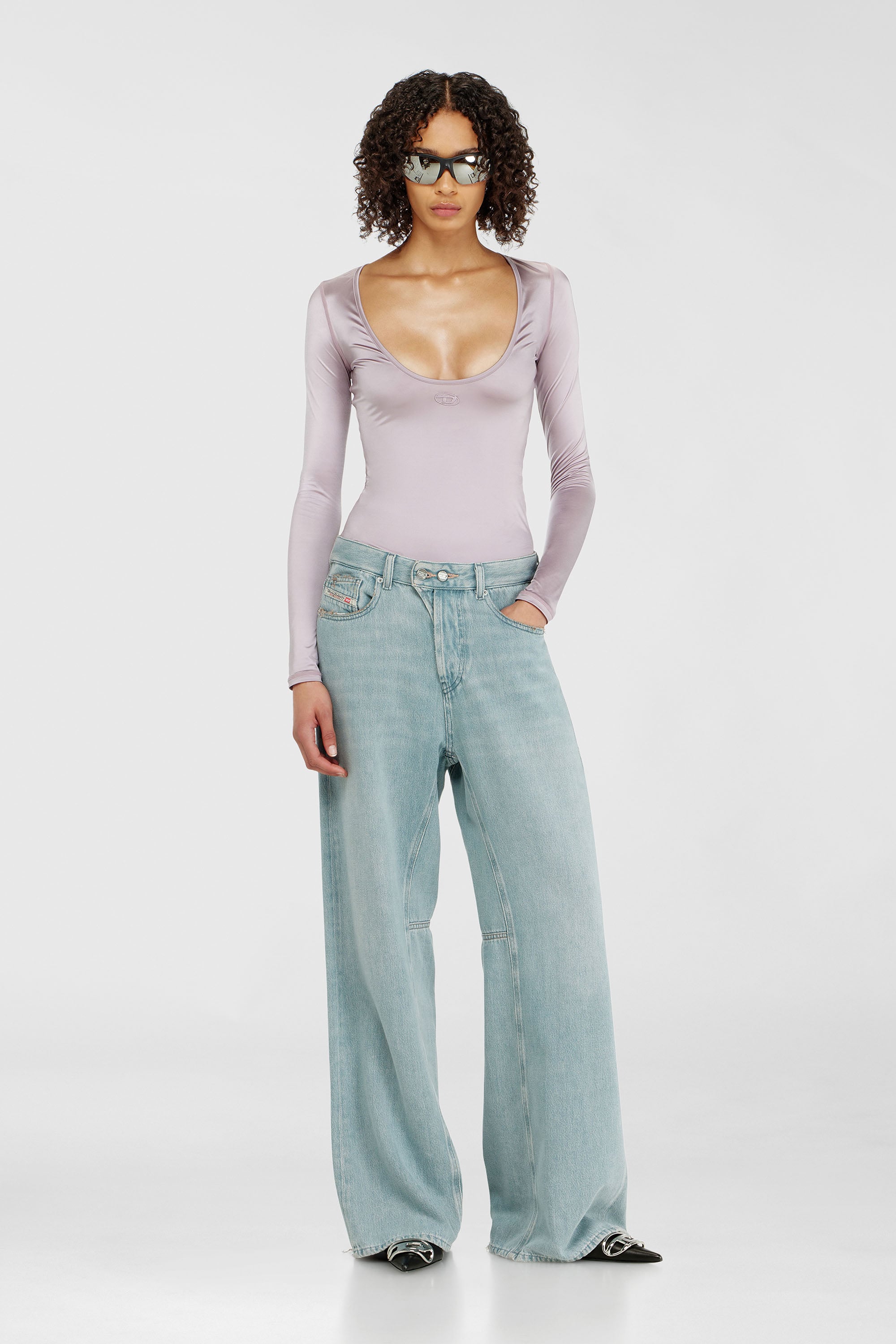 Diesel - Damen Relaxed Jeans 1996 D-Sire 09P84, Hellblau - 1