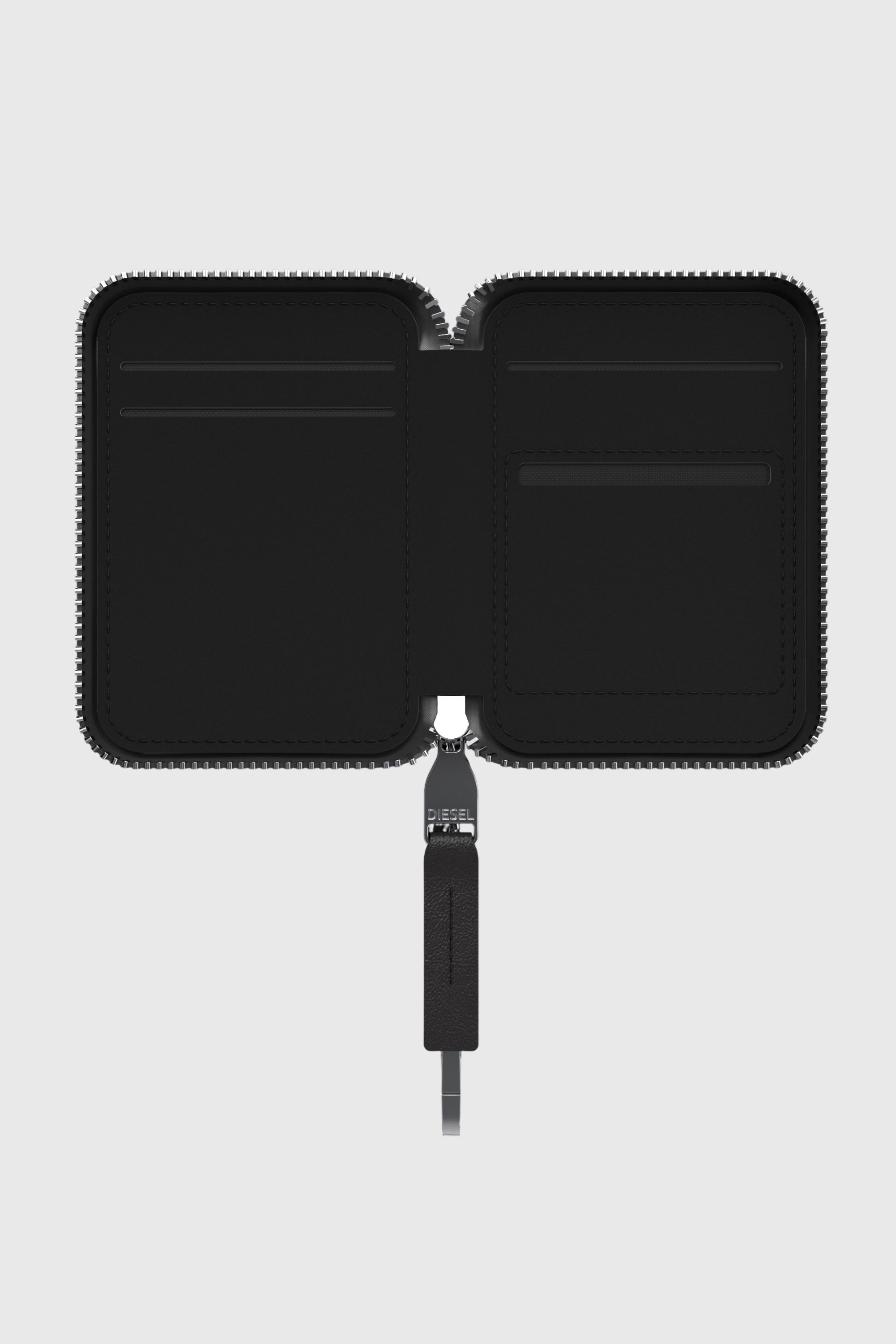 Diesel - 60667 UNIVERSAL POUCH, Unisex Oval D MagSafe-Tasche in Schwarz - 5