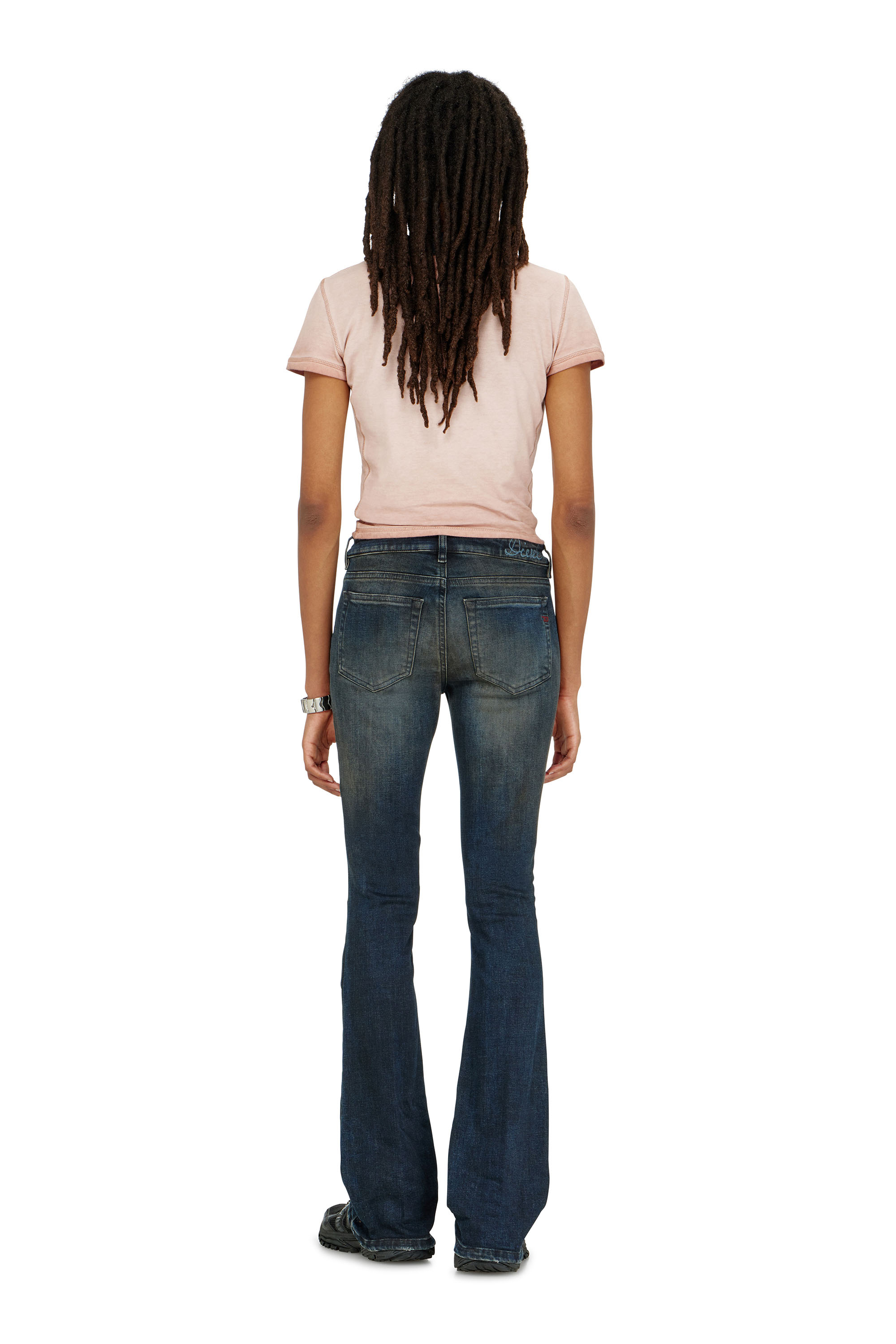 Diesel - Damen Bootcut Jeans 1969 D-Ebbey 09P69, Dunkelblau - 3
