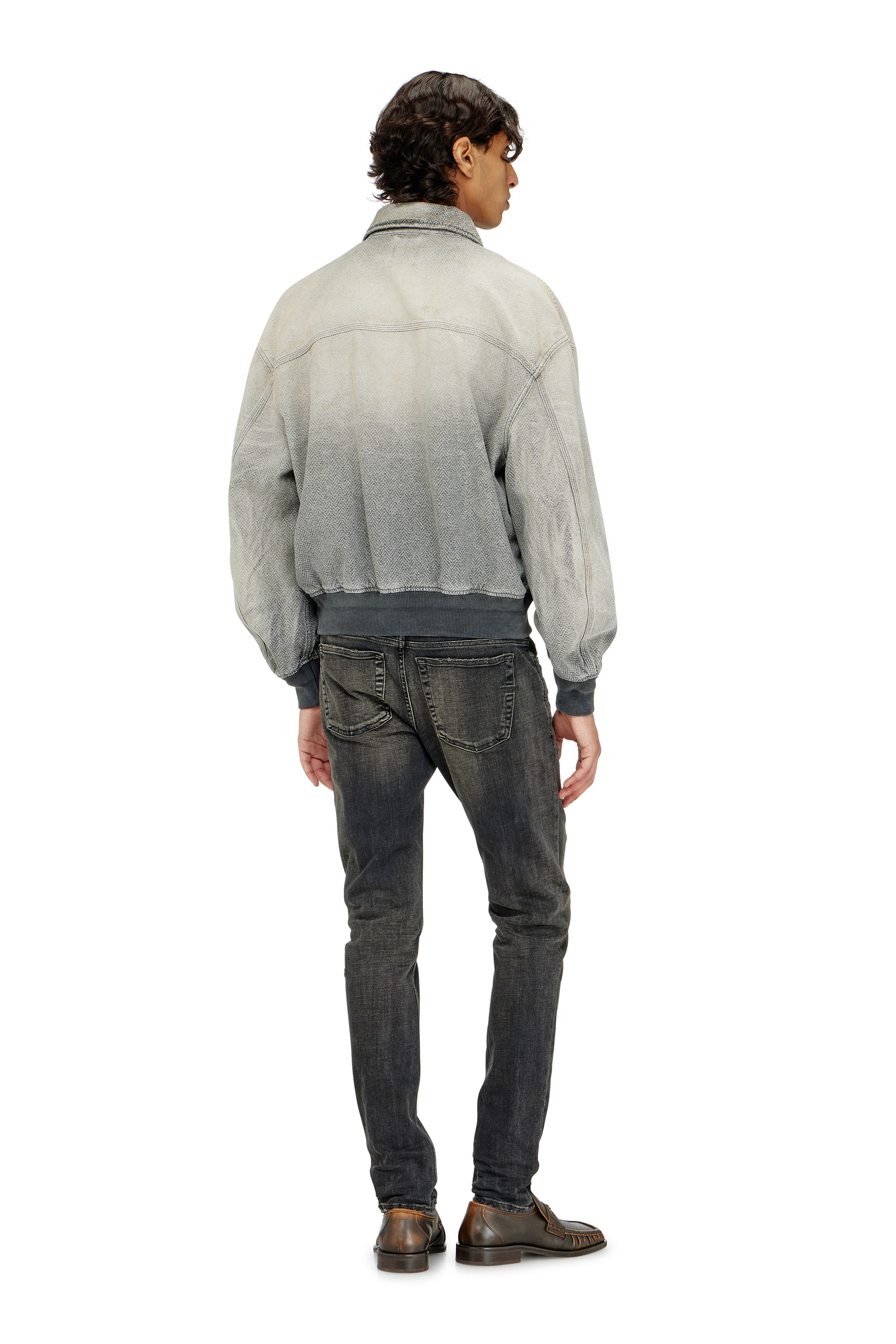 Diesel - Herren Skinny Jeans 1979 Sleenker 09P77, Schwarz/Dunkelgrau - 3