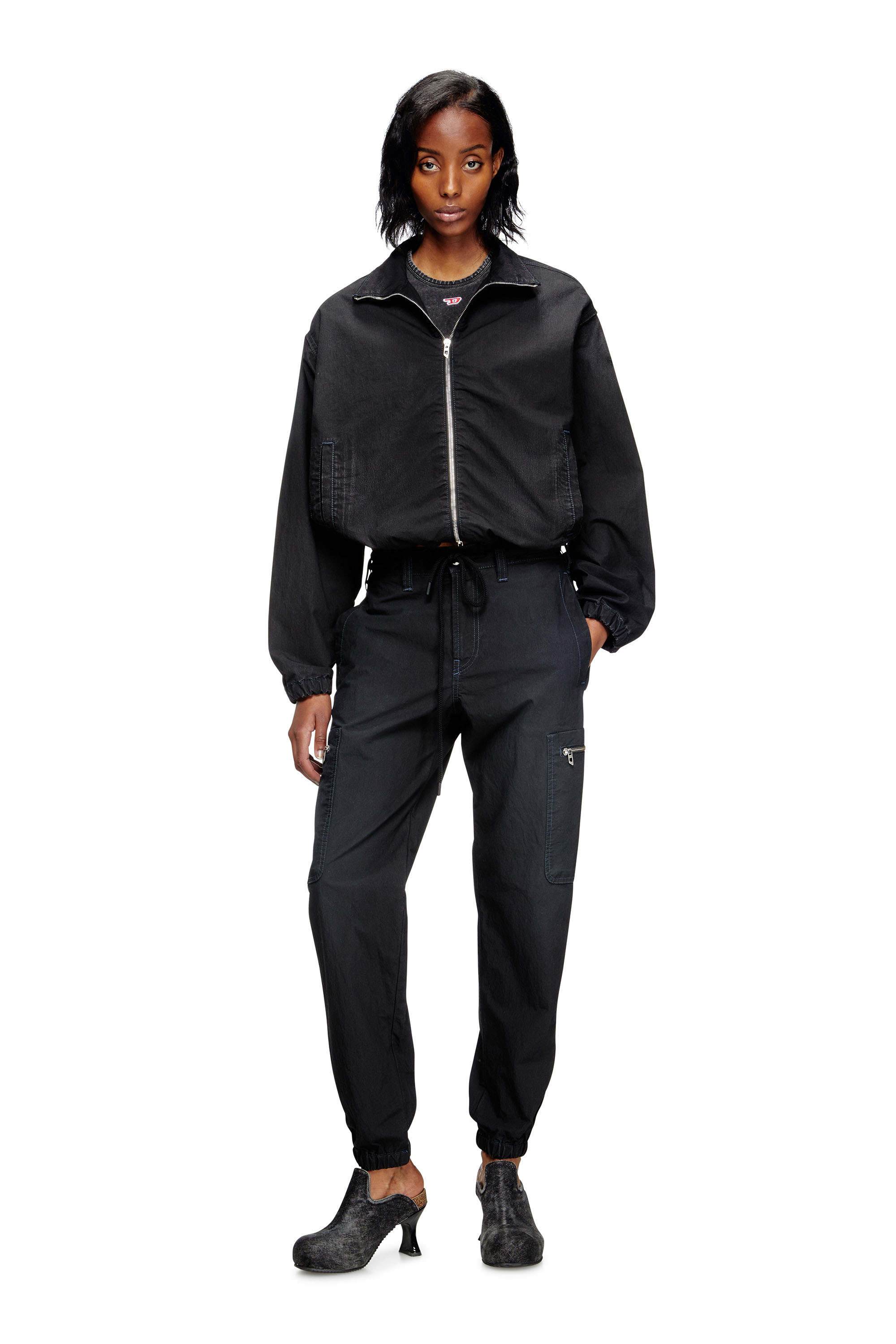 Diesel - Unisex Slim D-Lab JoggJeans® 068SJ, Schwarz/Dunkelgrau - 4