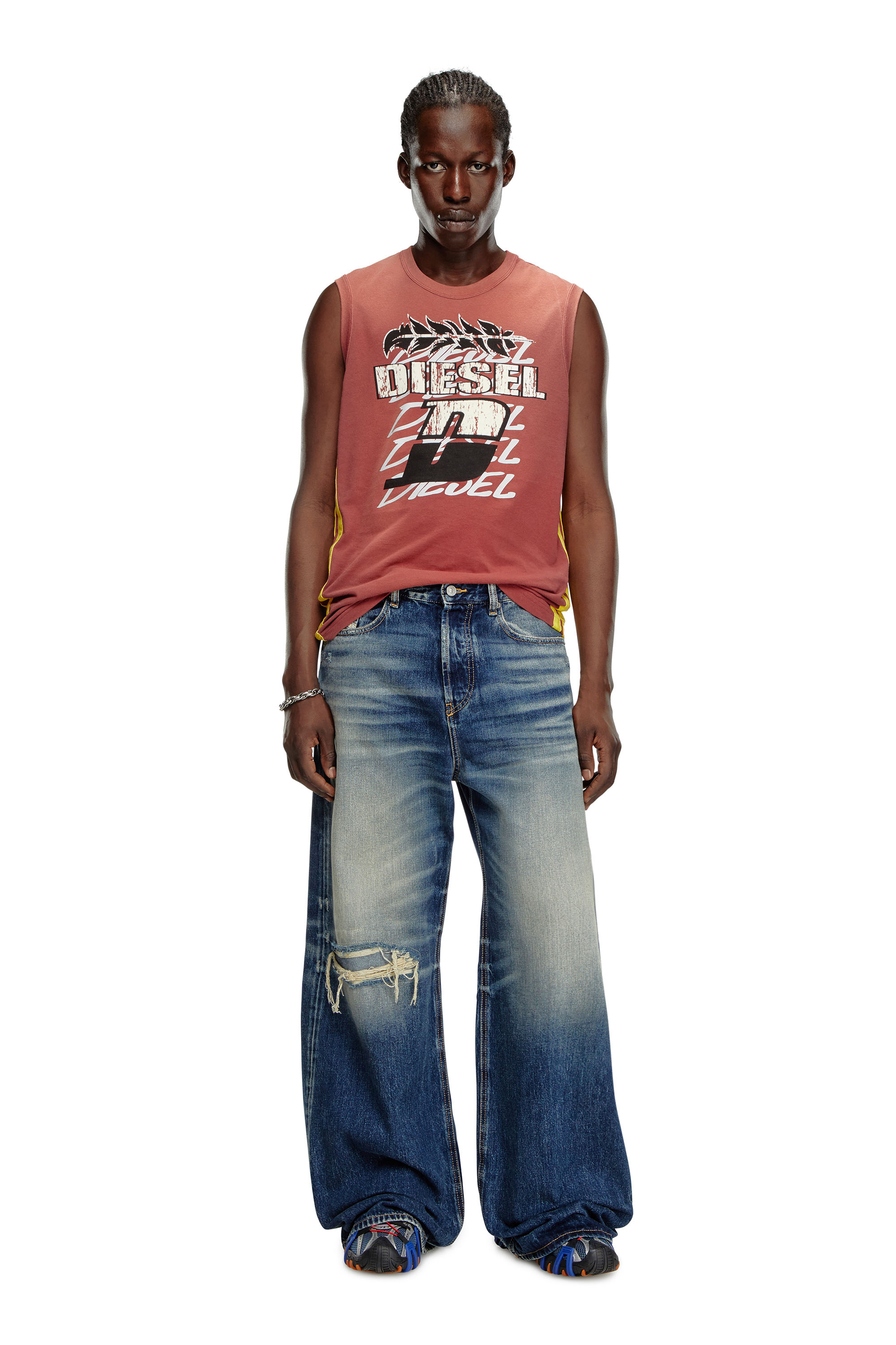 Diesel - Herren Relaxed Jeans D-Rise 09J95, Dunkelblau - 1