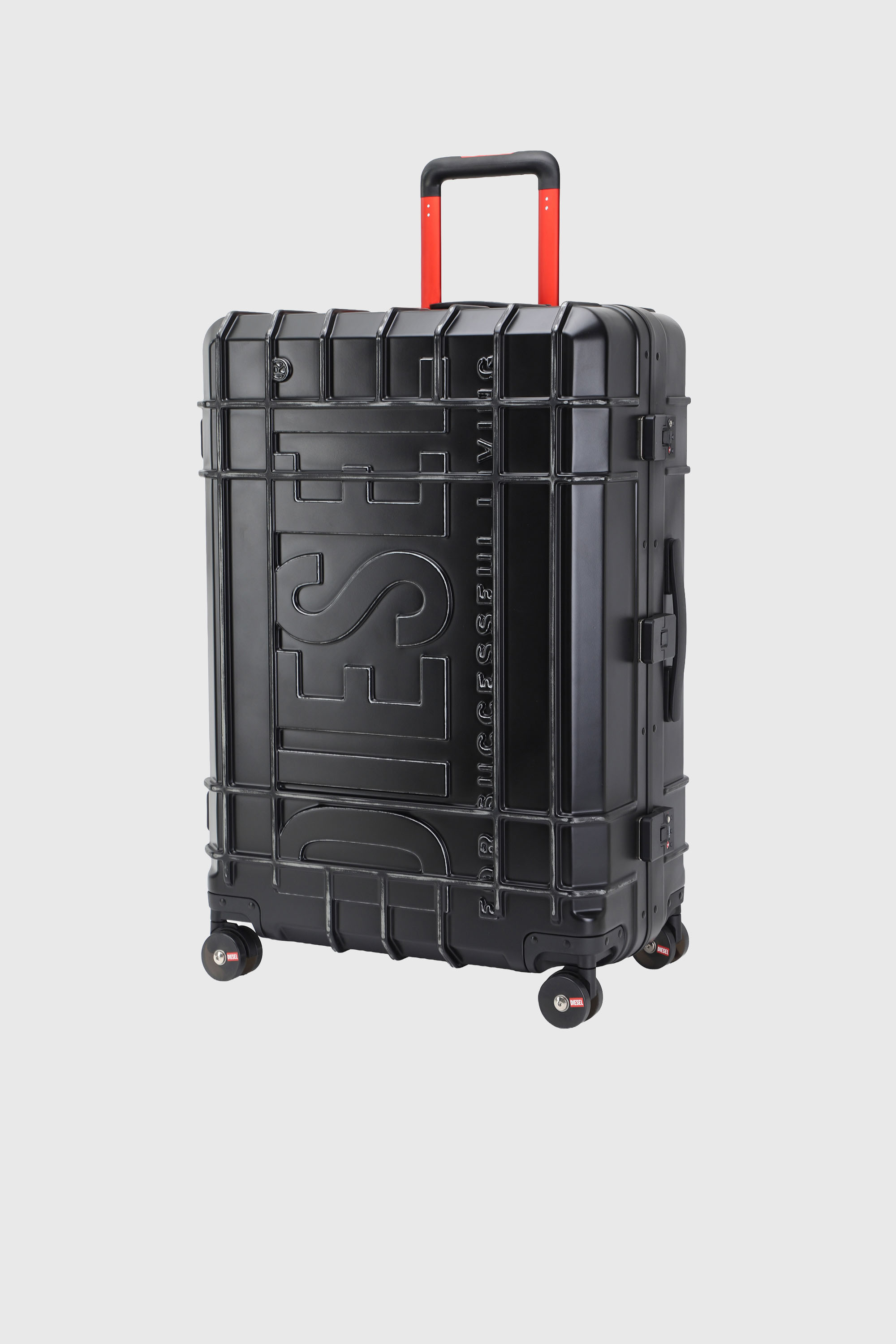 Diesel - DIESEL PC STRONG IMAGE TROLLEY- DSL003, Unisex Robuster Koffer Gr&ouml;&szlig;e L in Schwarz - 6