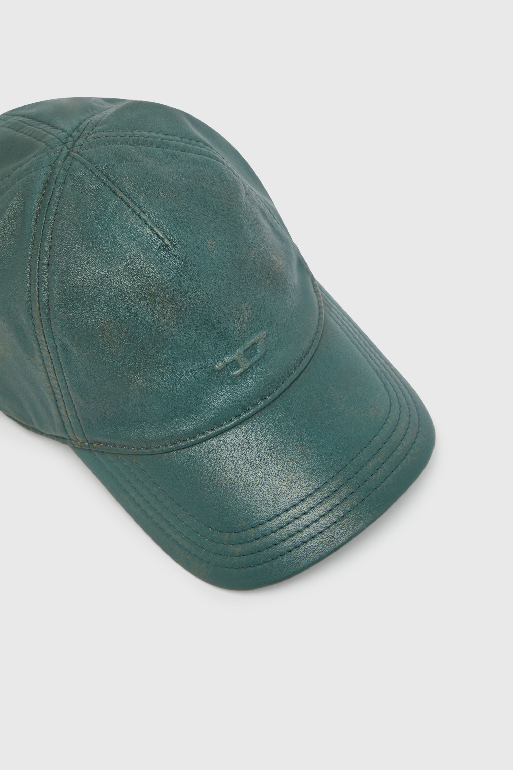 Diesel - C-ASPO, Herren Baseballkappe aus behandeltem Leder in null - 3