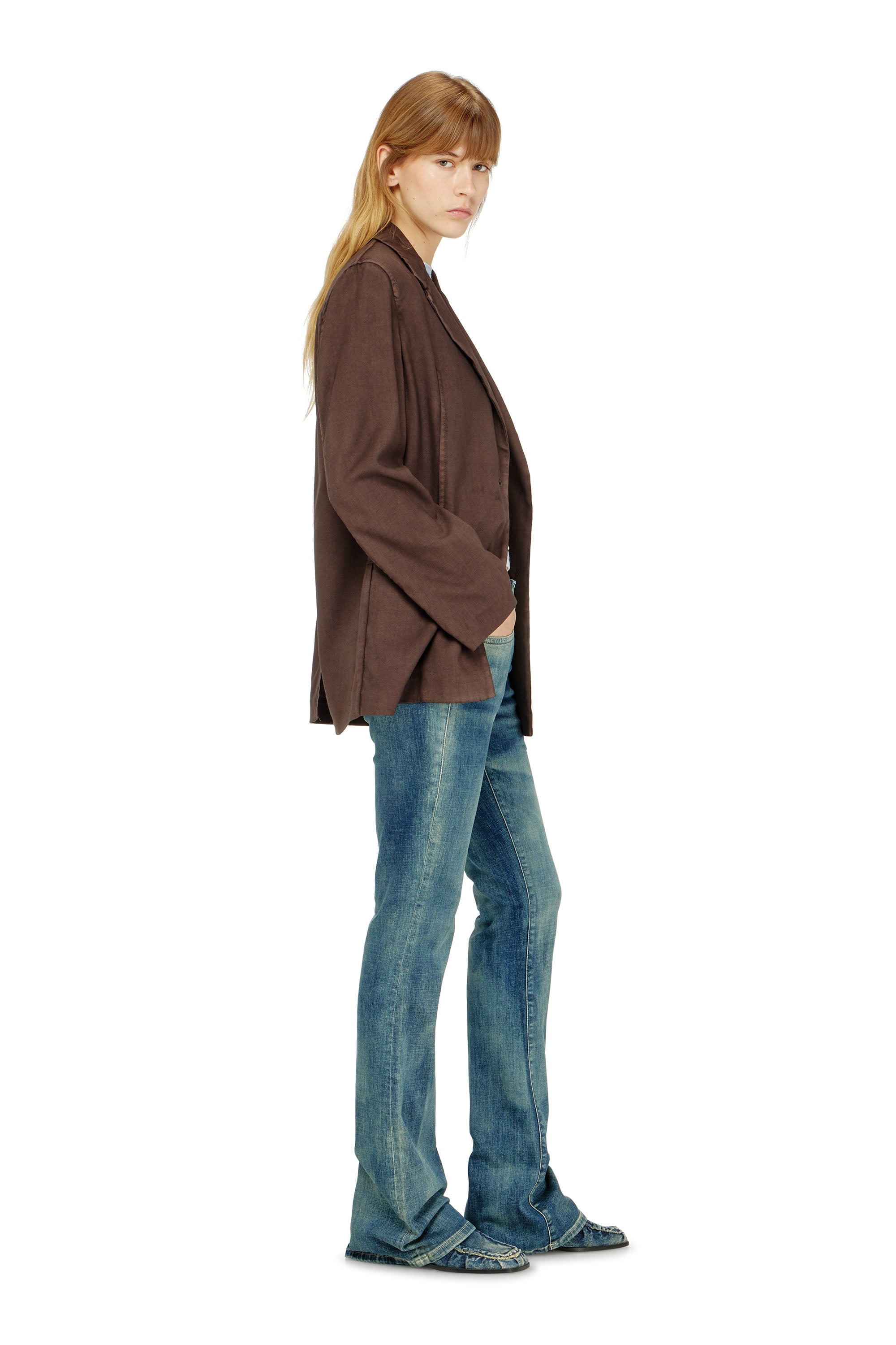 Diesel - Damen Bootcut Jeans 1969 D-Ebbey 09P41, Mittelblau - 2