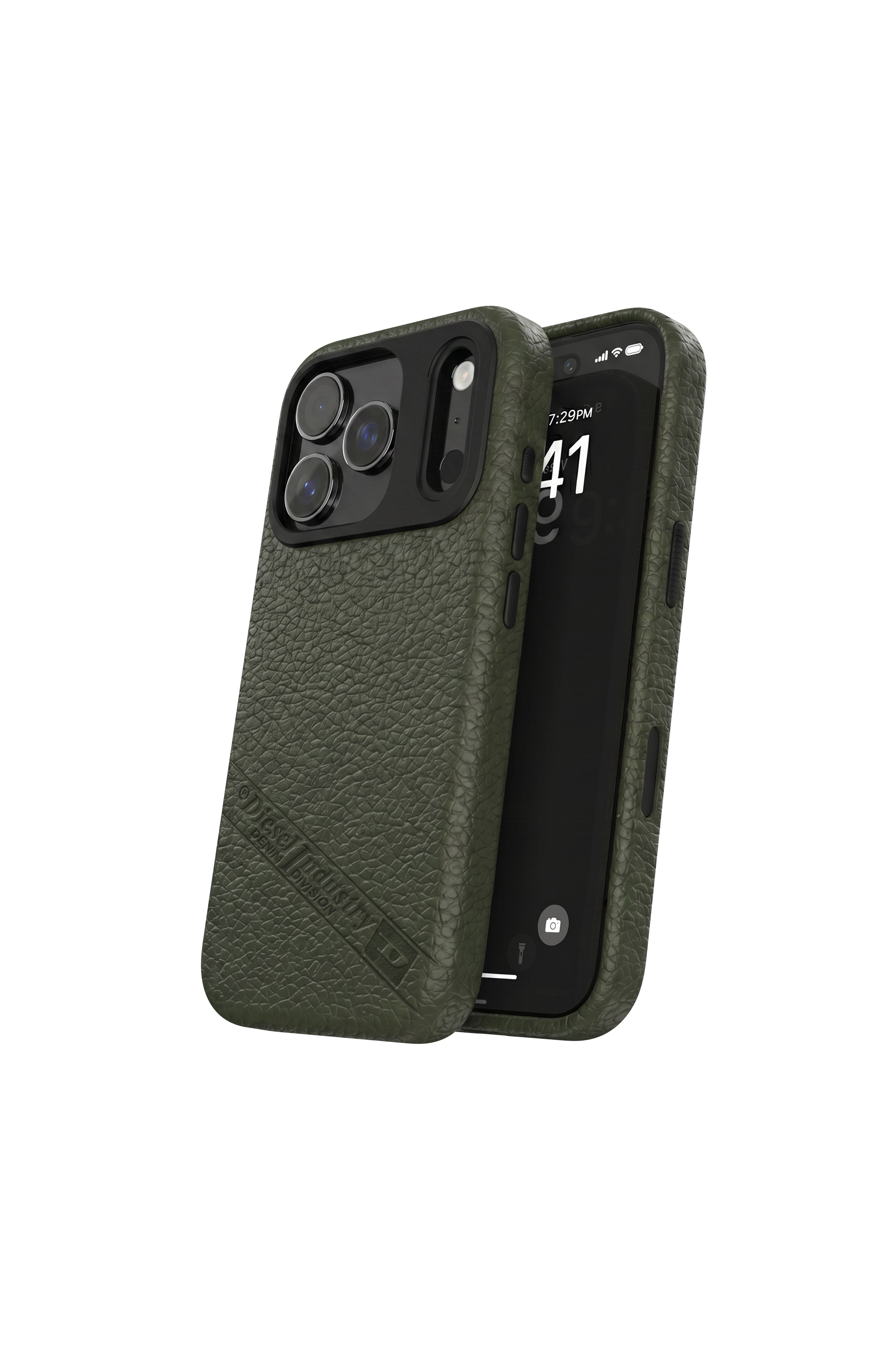 Diesel - 60647 MOULDED CASE, Unisex Flag D H&uuml;lle mit MagSafe f&uuml;r iPhone 17 Pro in Dunkelgr&uuml;n - 3