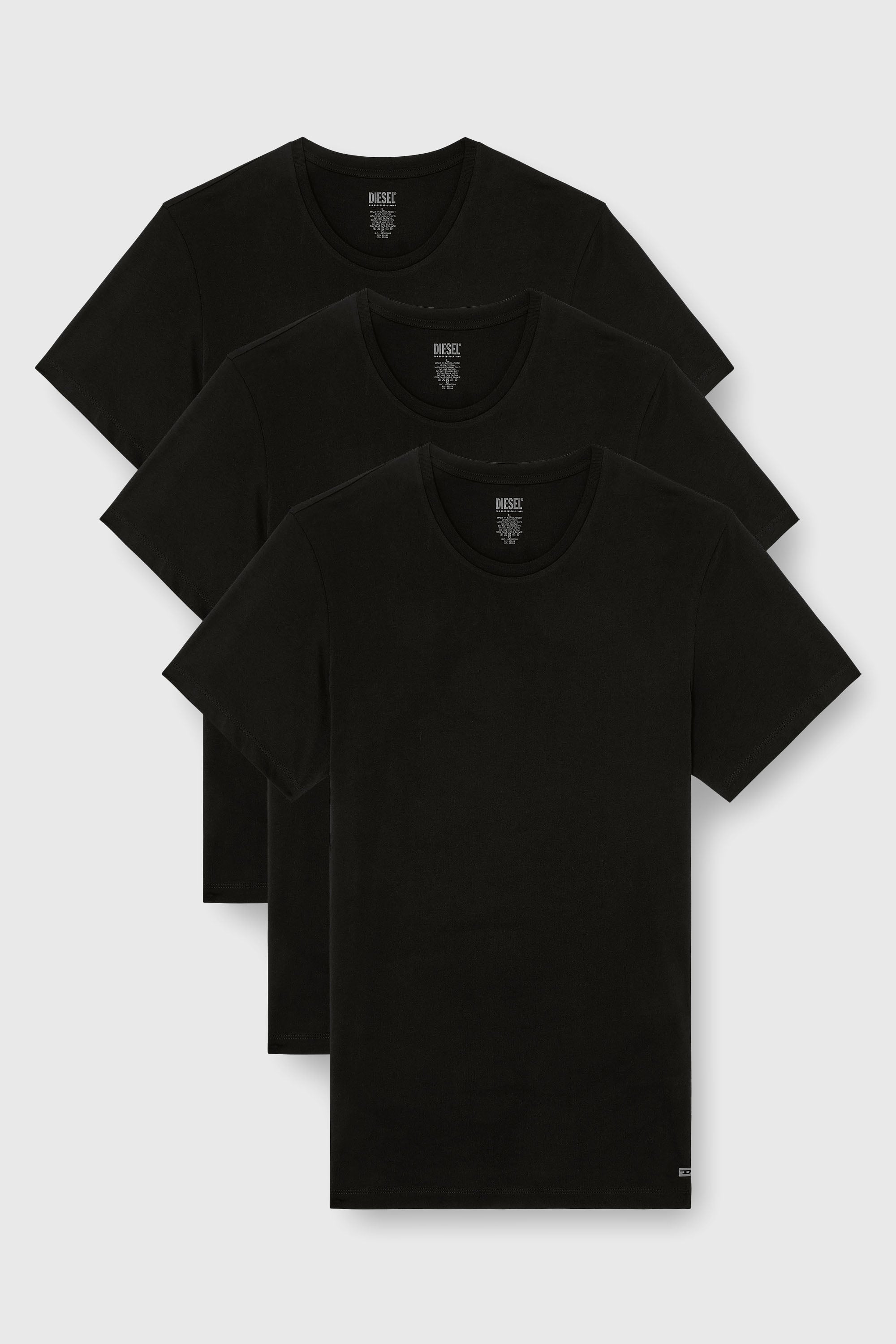 Diesel - RANDAL-D-BOX-3PACK, Herren T-Shirts im Dreierpack in Schwarz - 1