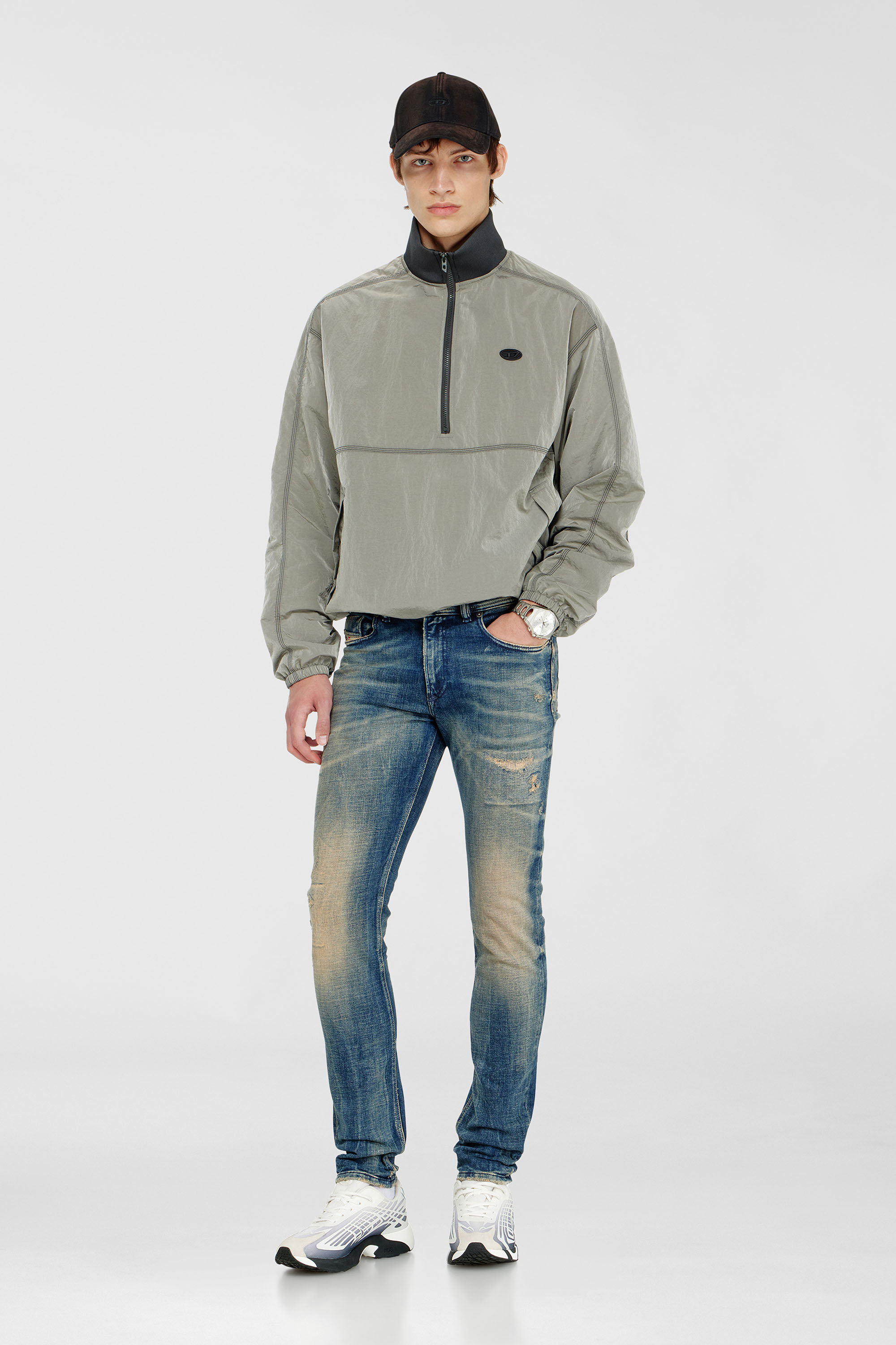 Diesel - Herren Skinny Jeans 1979 Sleenker 09P68, Dunkelblau - 2