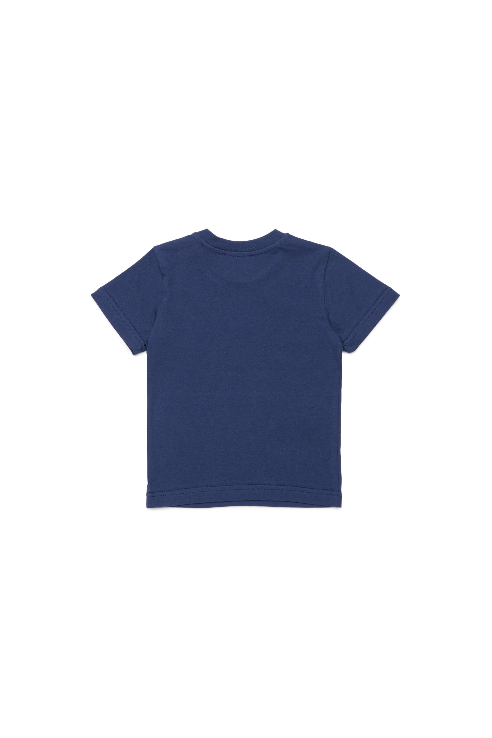 Diesel - TCERB, Unisex T-Shirt mit Oval D-Logo in Blau - Image 2