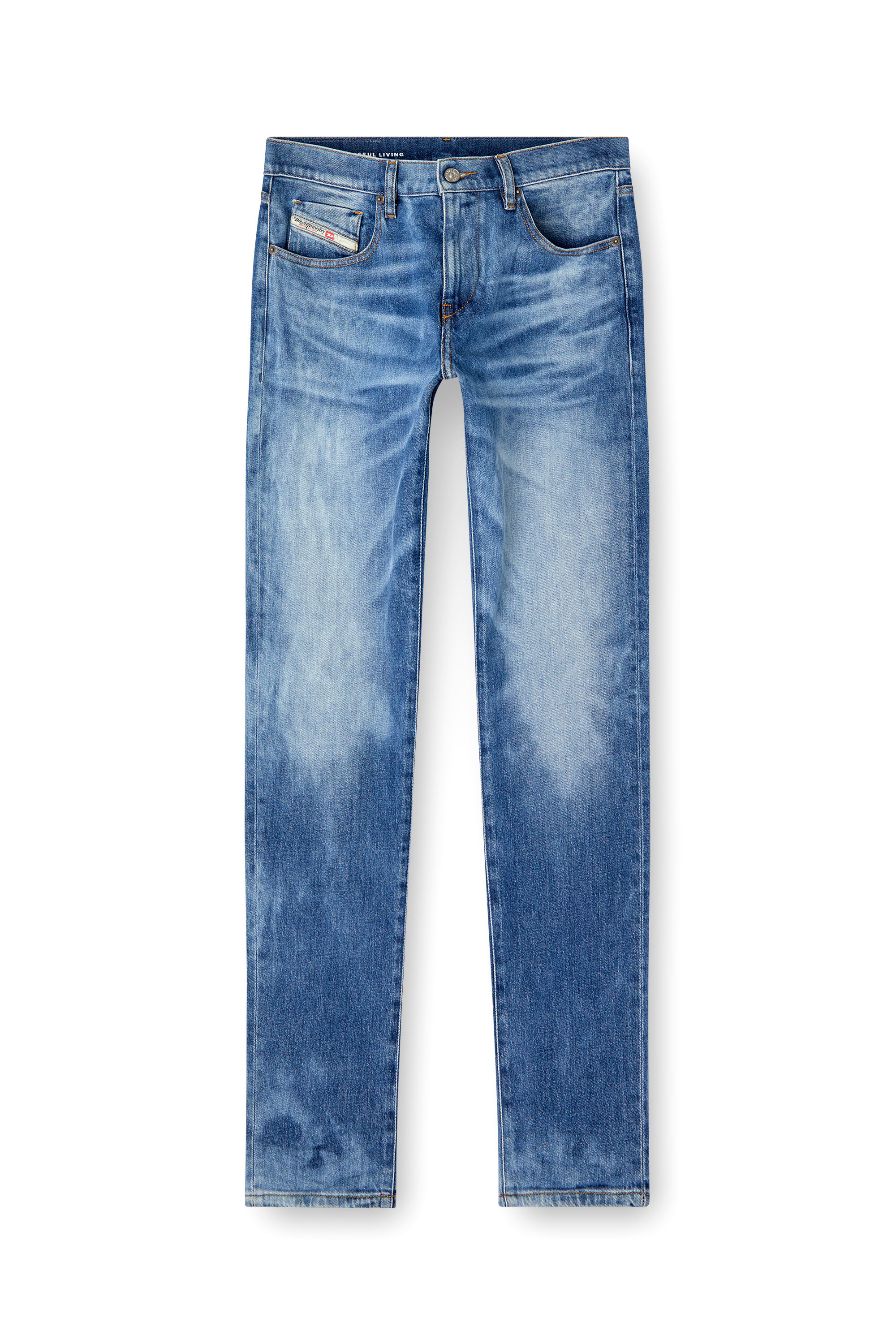 Diesel - Herren Slim Jeans 2019 D-Strukt 09L19, Mittelblau - 5