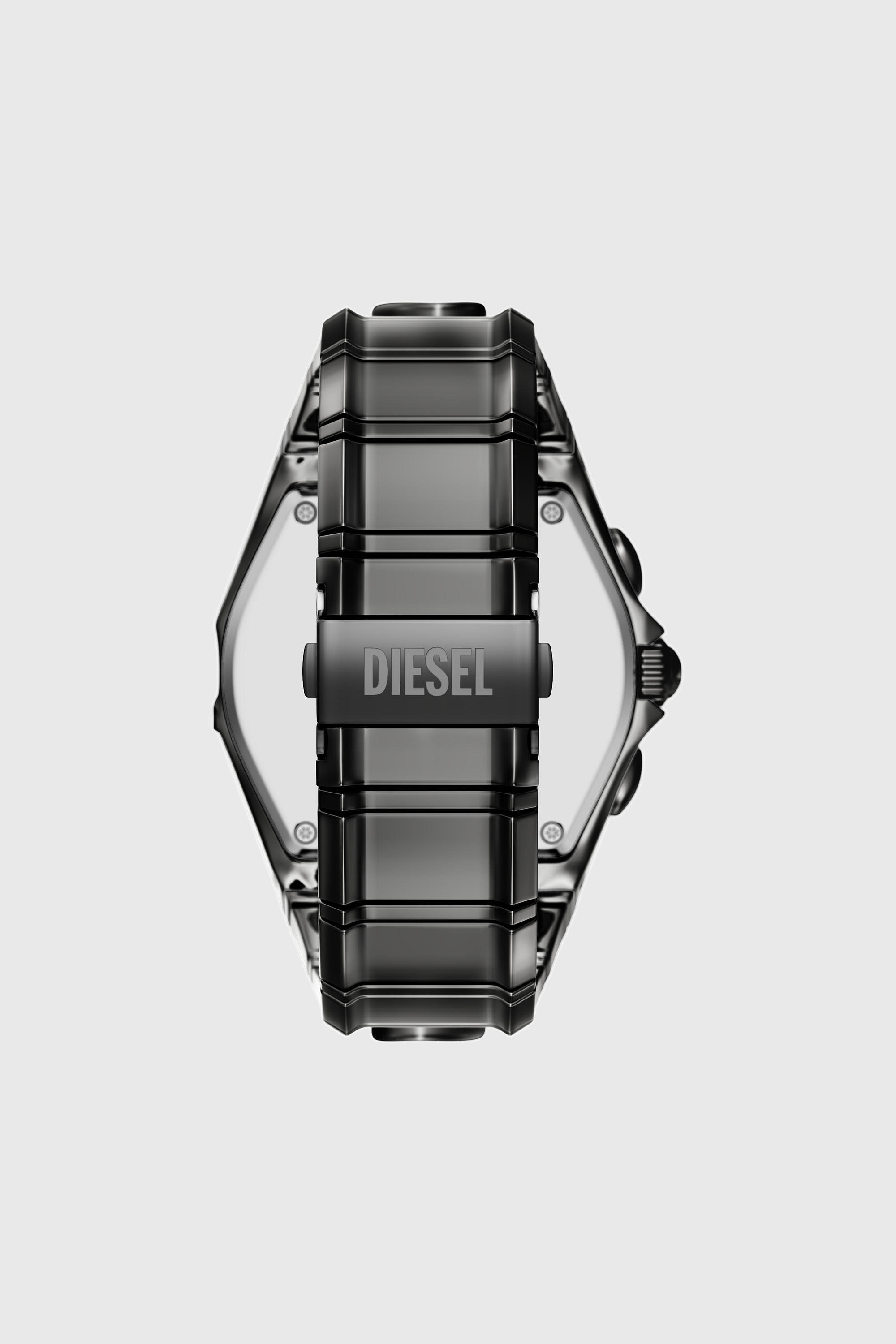 Diesel - DZ4726 WATCH, Herren D-Curve Uhr aus Edelstahl in Gunmetal-Optik in Schwarz - 2