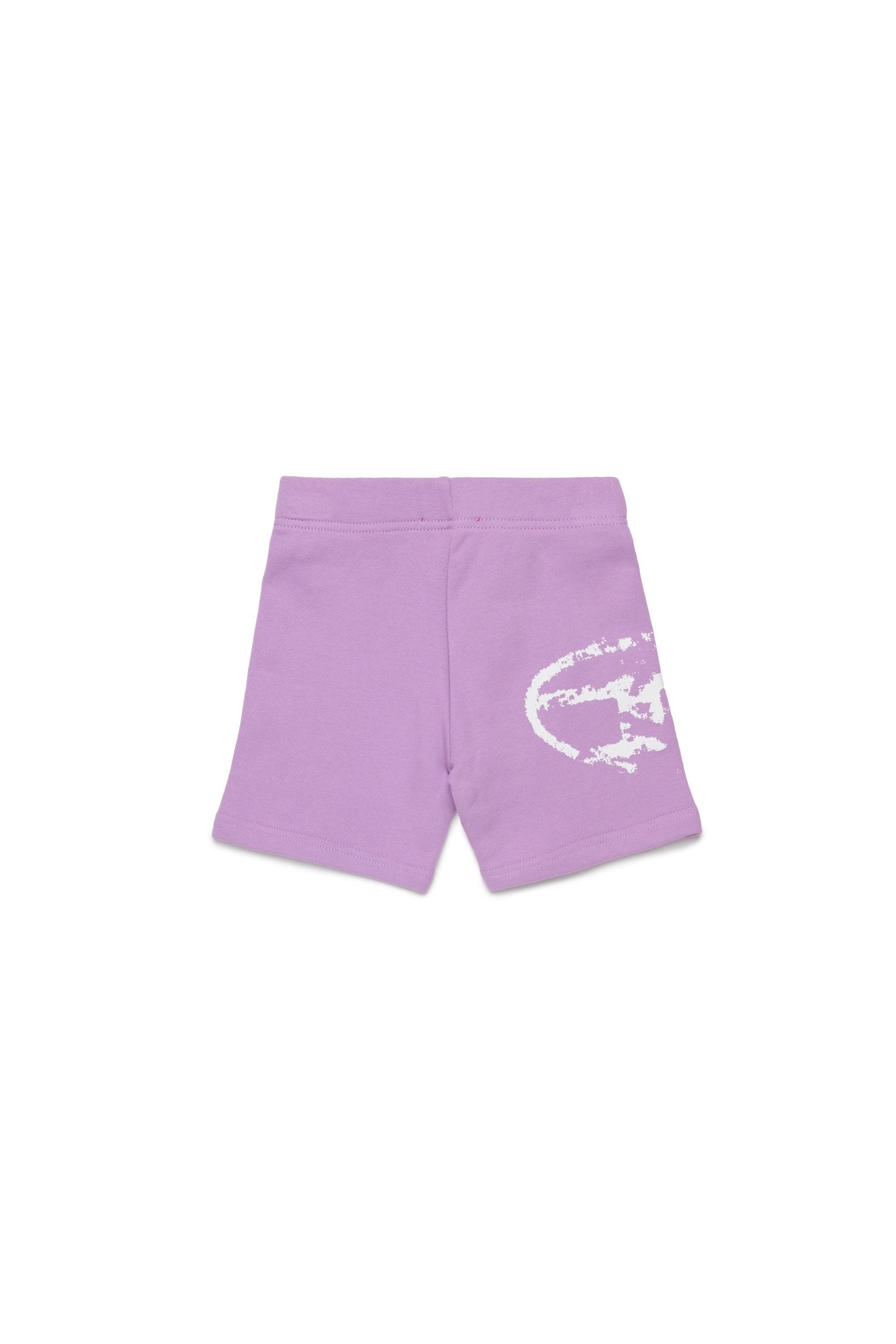 Diesel - PESDISHORTB, Unisex Shorts aus Baumwolle mit vielgetragenem Oval D-Logo in Violett - 2