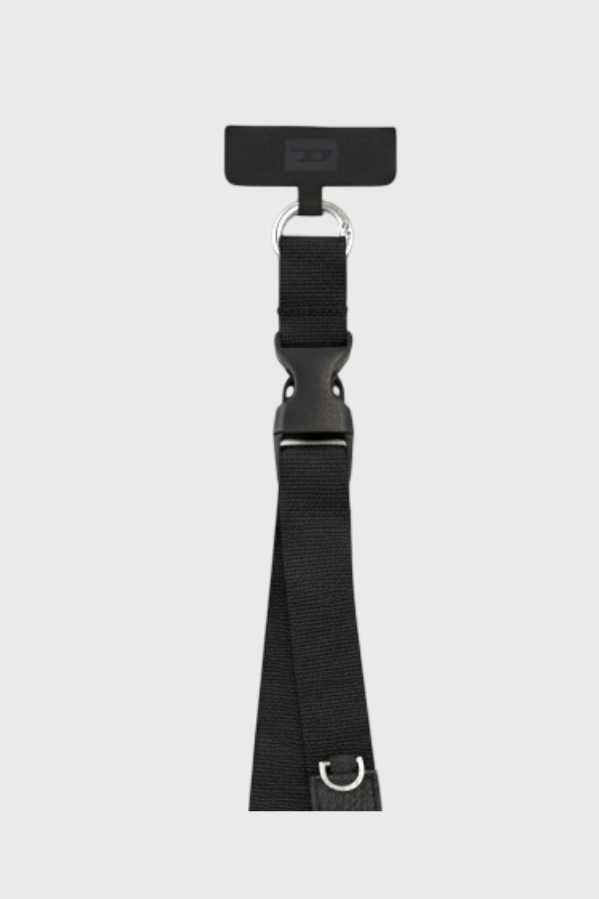 Diesel - 60658 UNIVERSAL STRAP, Unisex Flag D Handykette mit Umh&auml;ngeband in Schwarz - 2