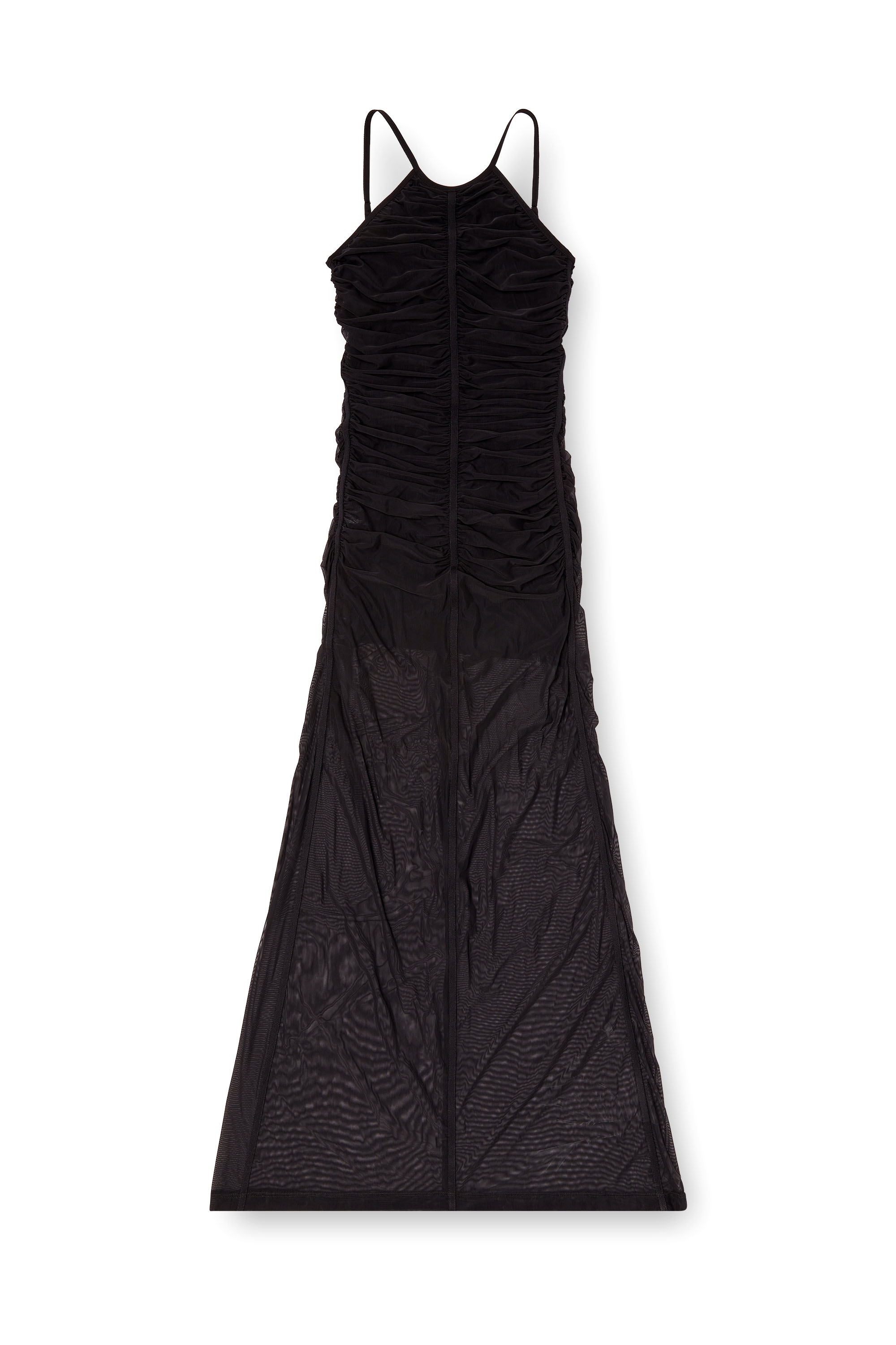 Diesel - D-AMAMI, Damen Maxi-Kleid mit Spaghettiträgern in Schwarz - 1