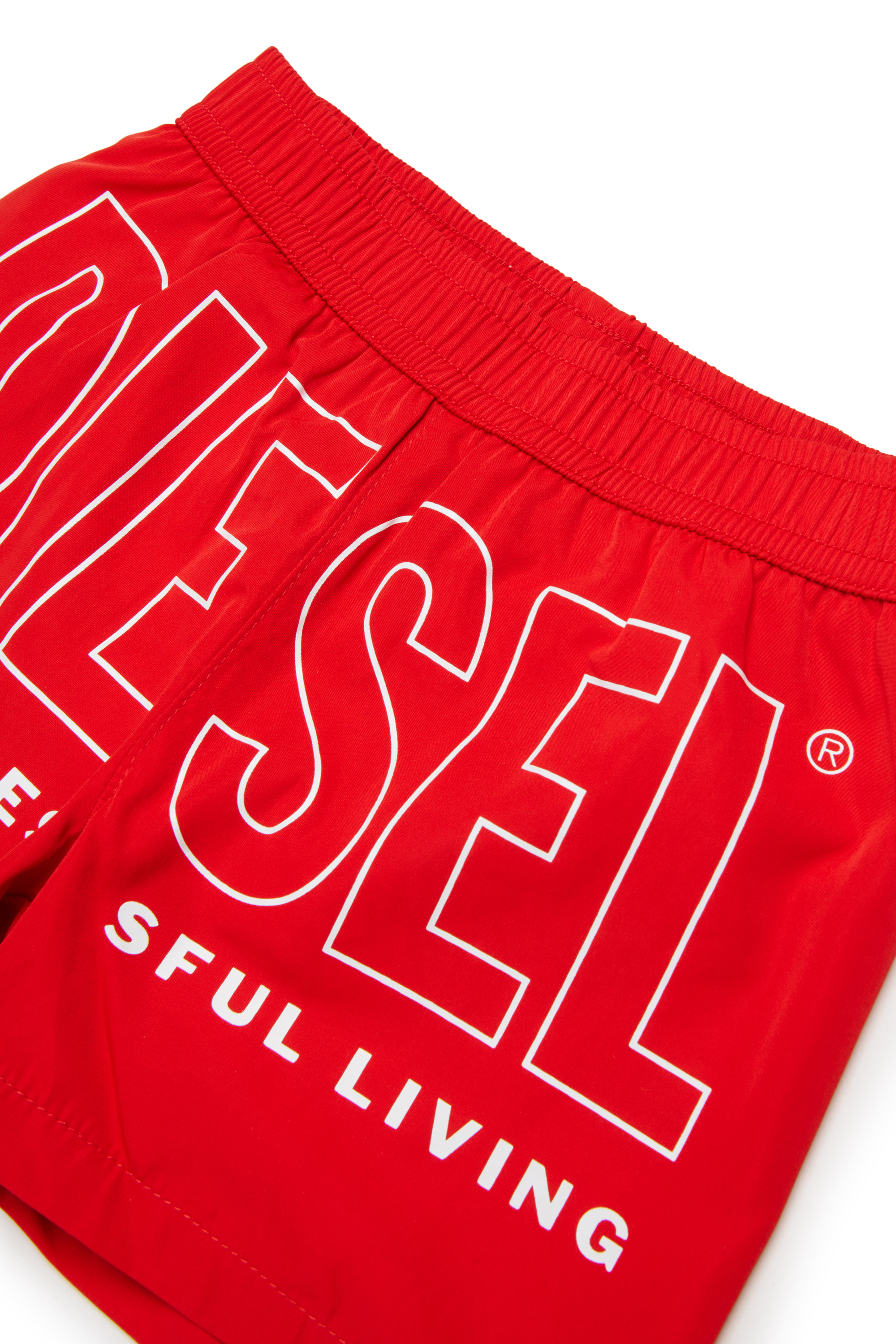 Diesel - MISITB, Herren Badeshorts mit Maxi-Biscotto-Print in Rot - 3