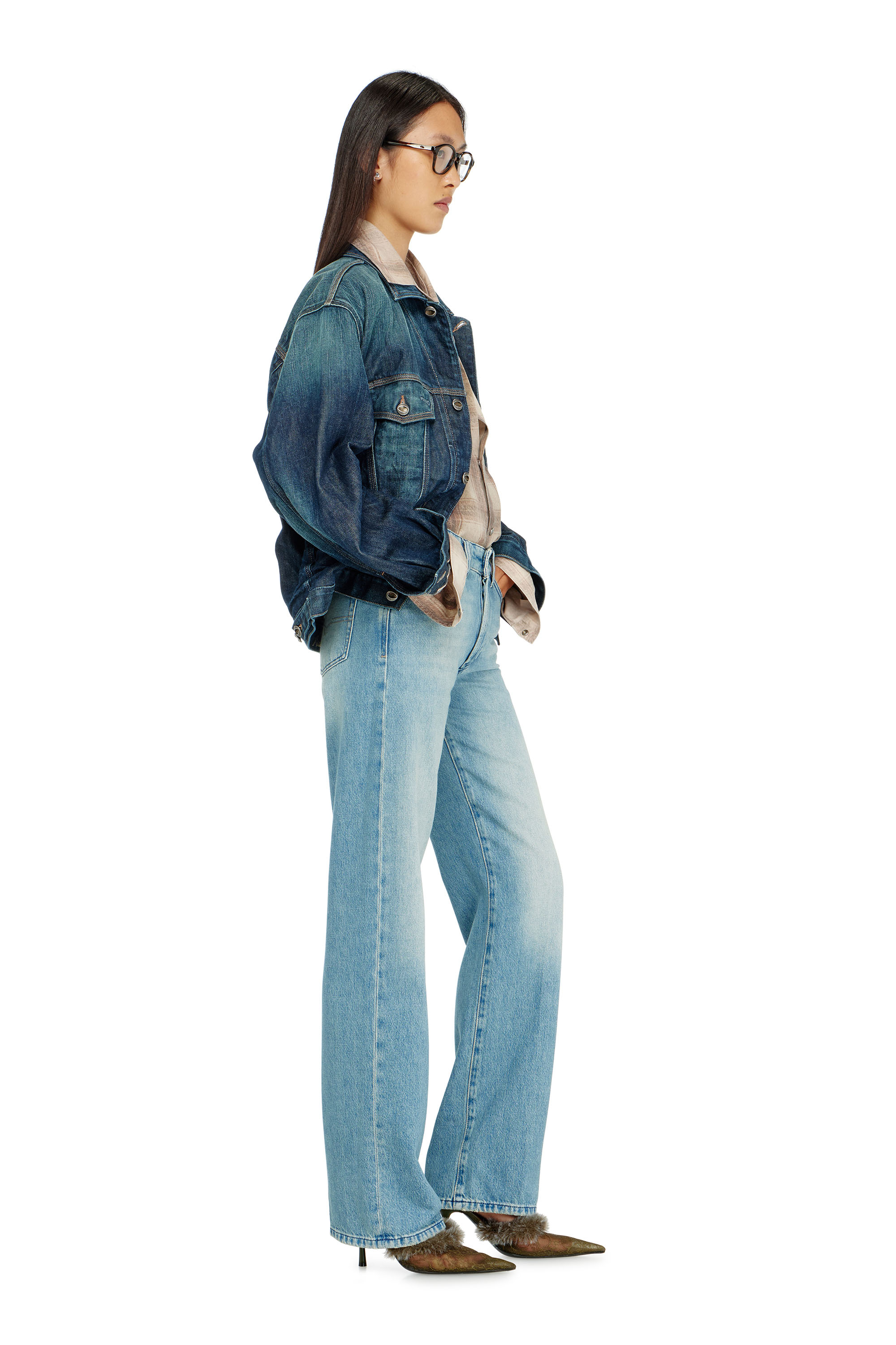 Diesel - Damen Regular Jeans 1971 D-Sent 0BEBF, Hellblau - 2
