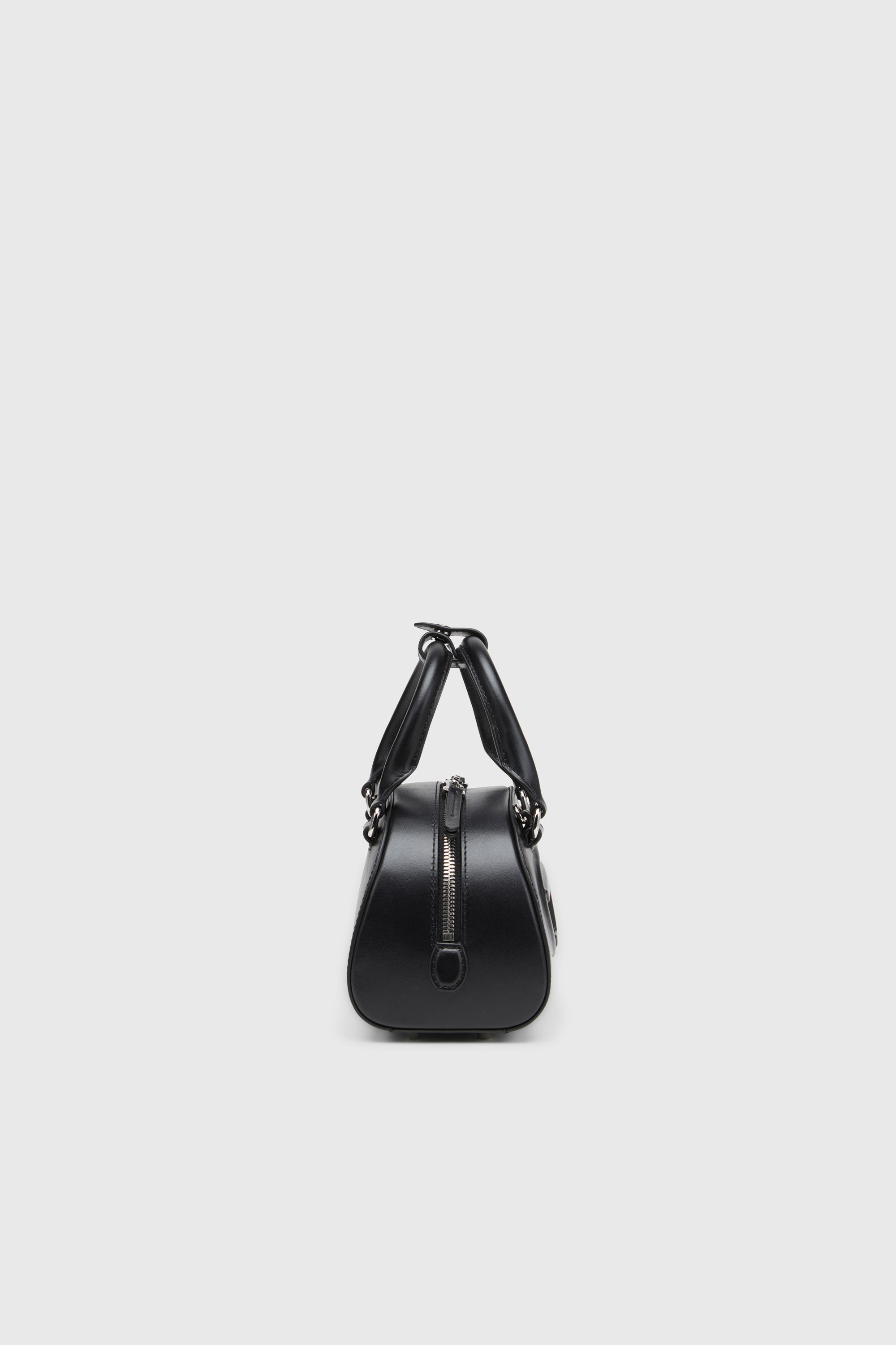 Diesel - 1DR DOME CROSSBODY, Damen 1DR Dome - Mini Bowling Tasche aus Leder in Schwarz - 5