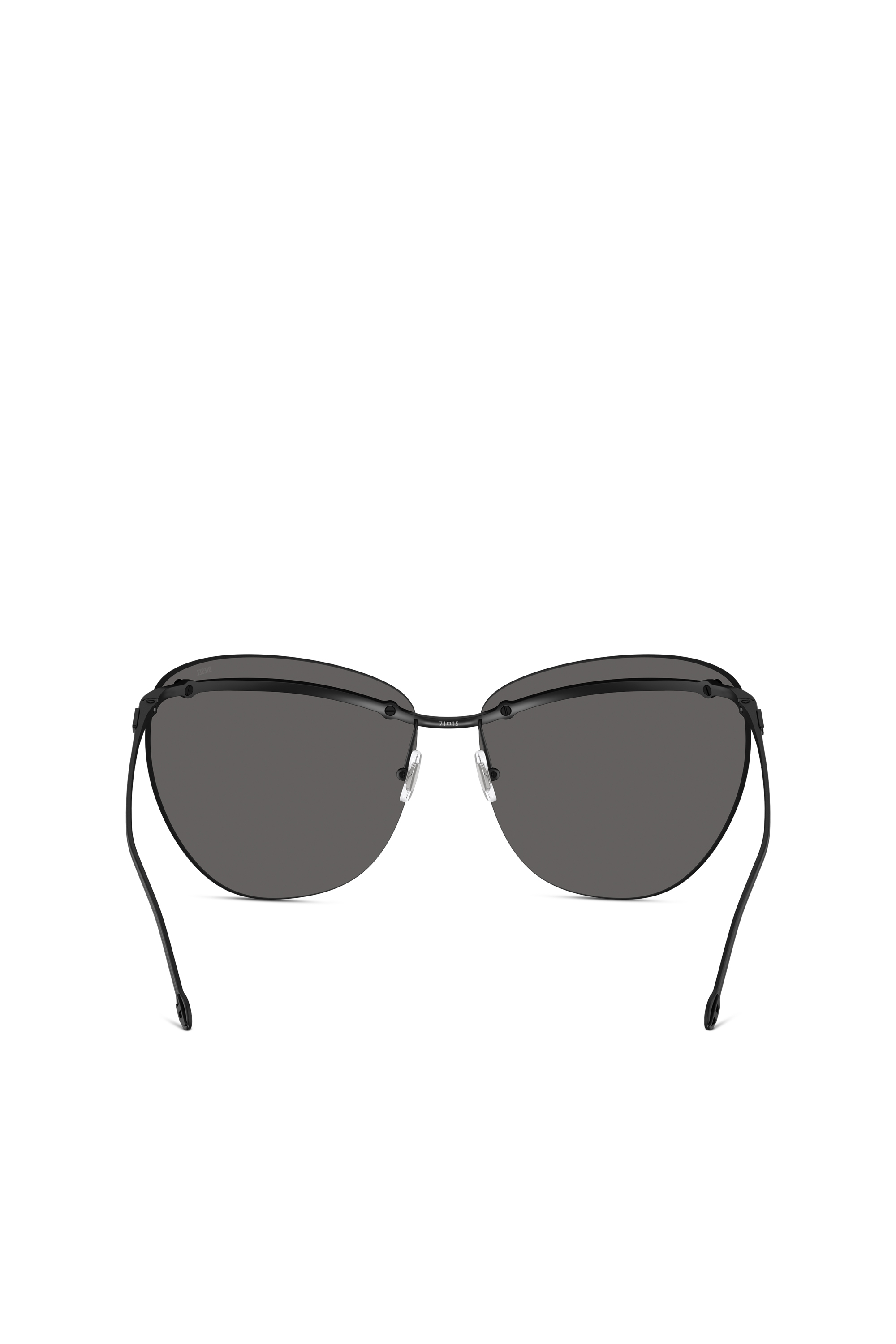 Diesel - 0DL1007, Unisex Sonnenbrille in Wraparound-Form in Grau - 4