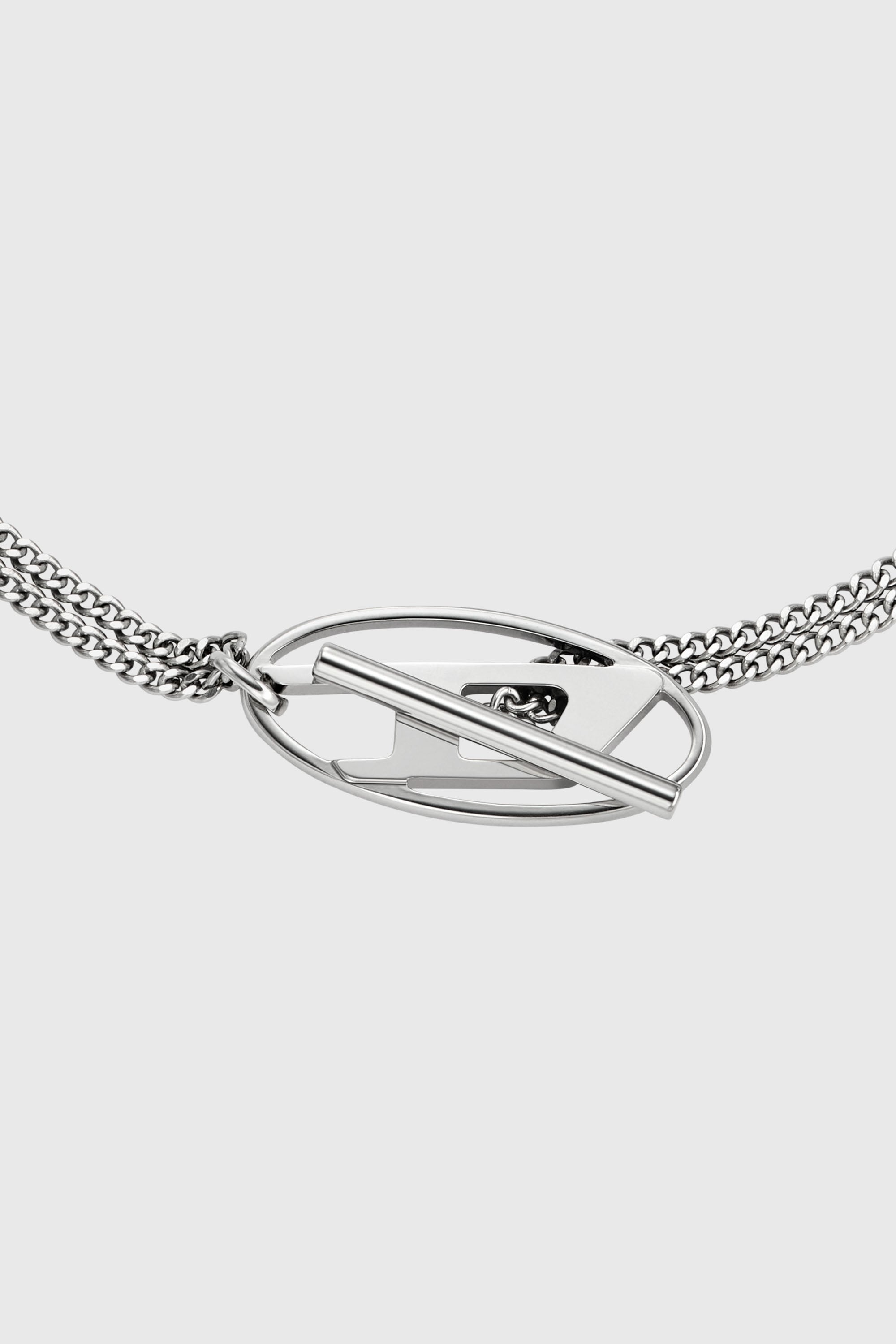 Diesel - DX1534040, Unisex Halskette aus Edelstahl in Silber - 2