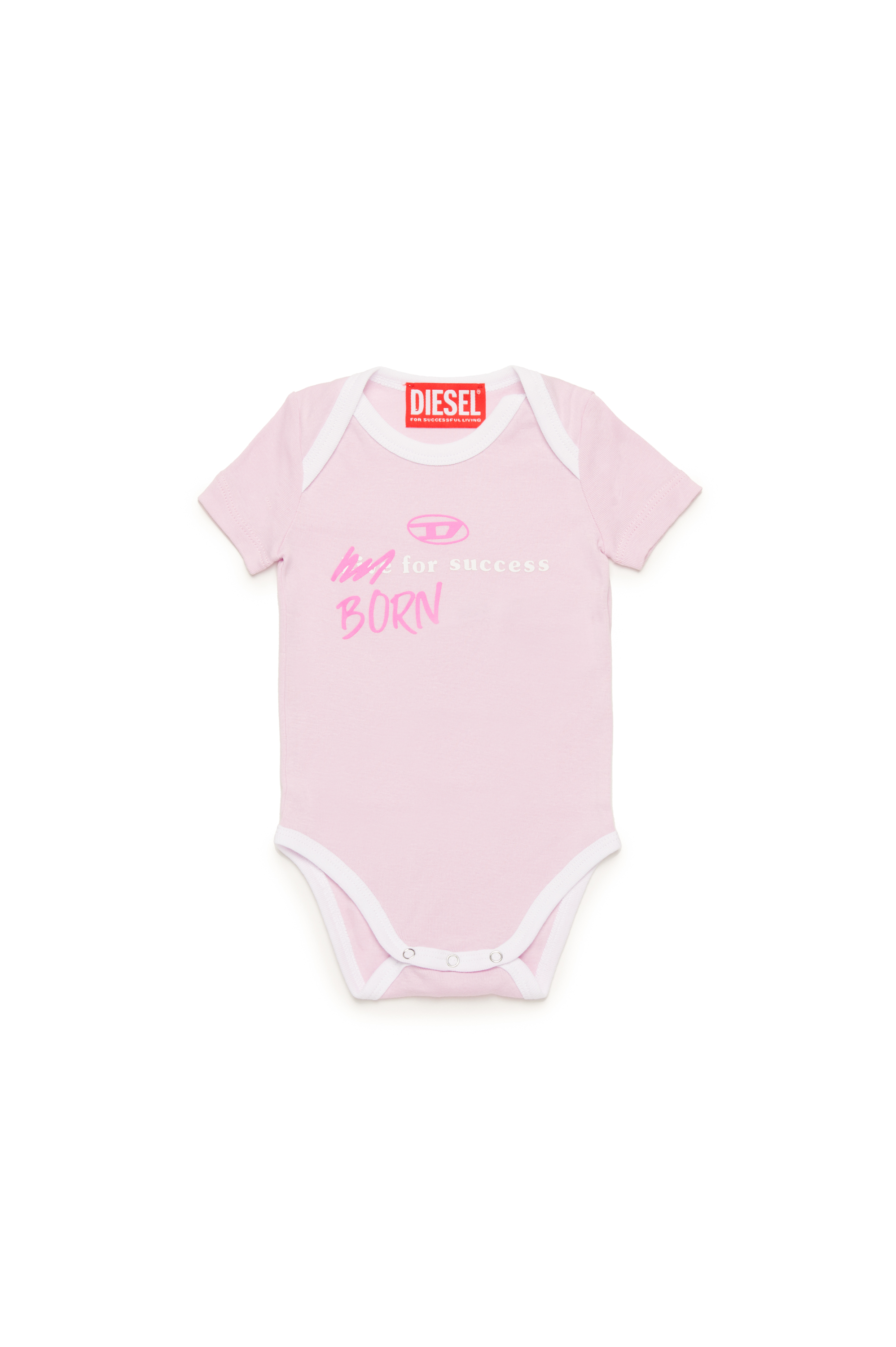 Diesel - URMAS-NB, Unisex Born For Success-Bodysuit für Neugeborene in Rosa - 1