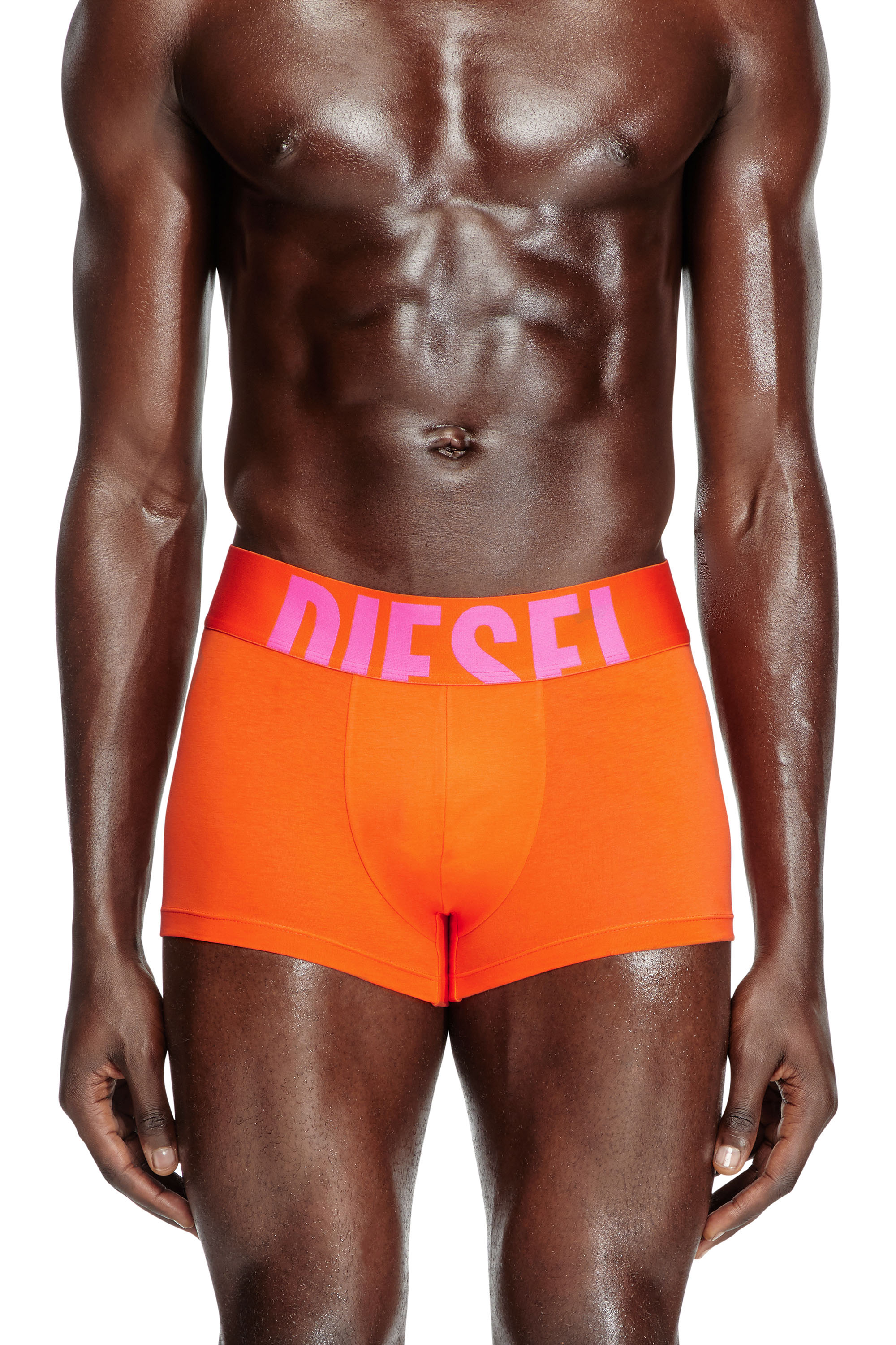 Diesel - UMBX-DAMIENTHREEPACK-5.5EL, Herren Retropants im Dreierpack aus Baumwollstretch in Orange/Grau - 3