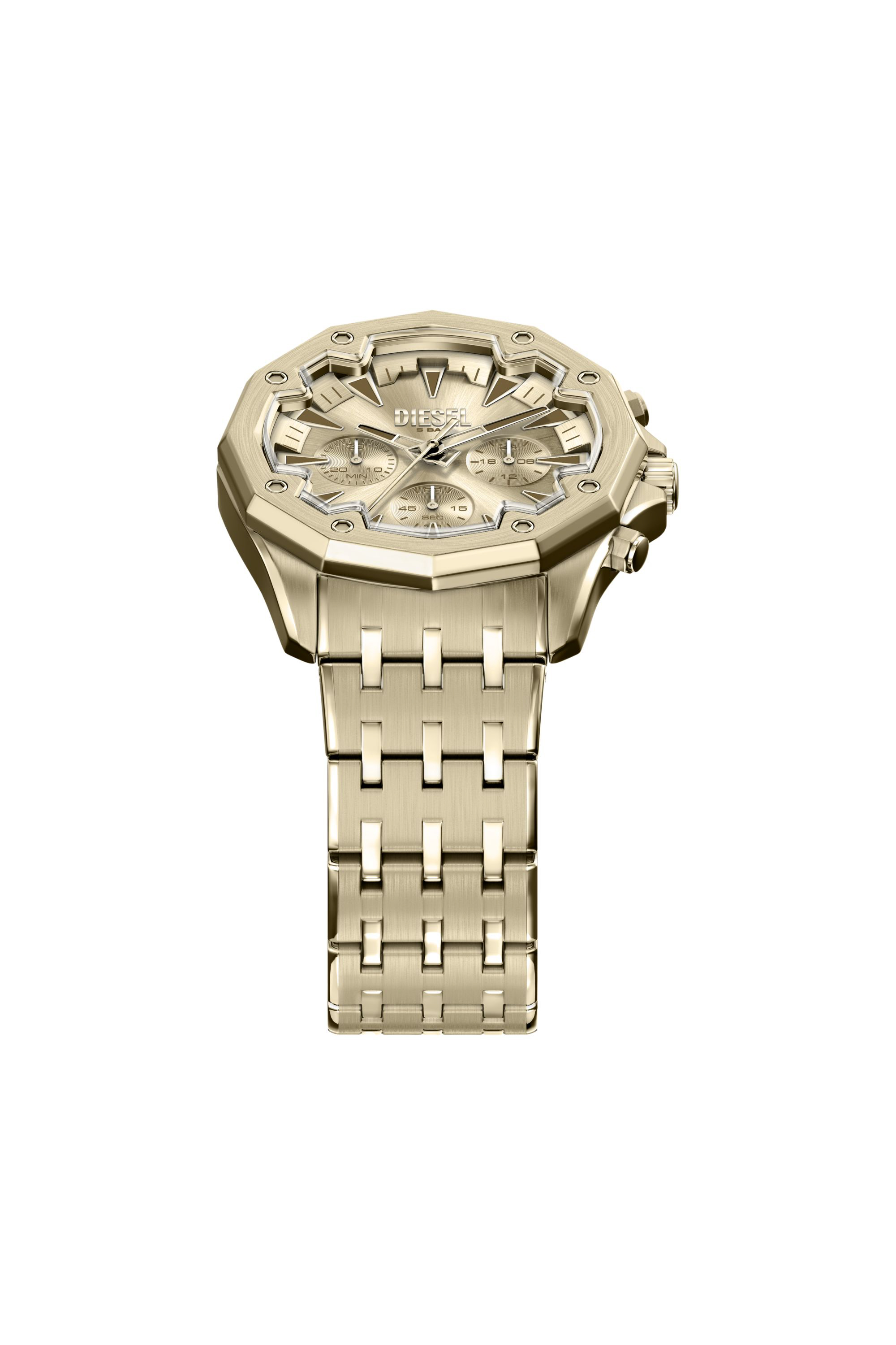 Diesel - DZ4707 WATCH, Herren Stinger Uhr aus goldfarbenem Edelstahl in Gold - 4