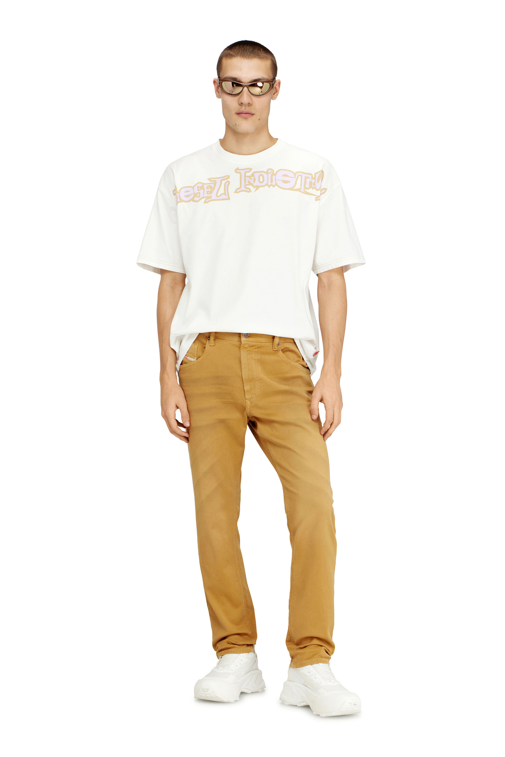 Diesel - Herren Regular 2032 D-Krooley-BW Joggjeans&reg; 0670M, Beige - 2