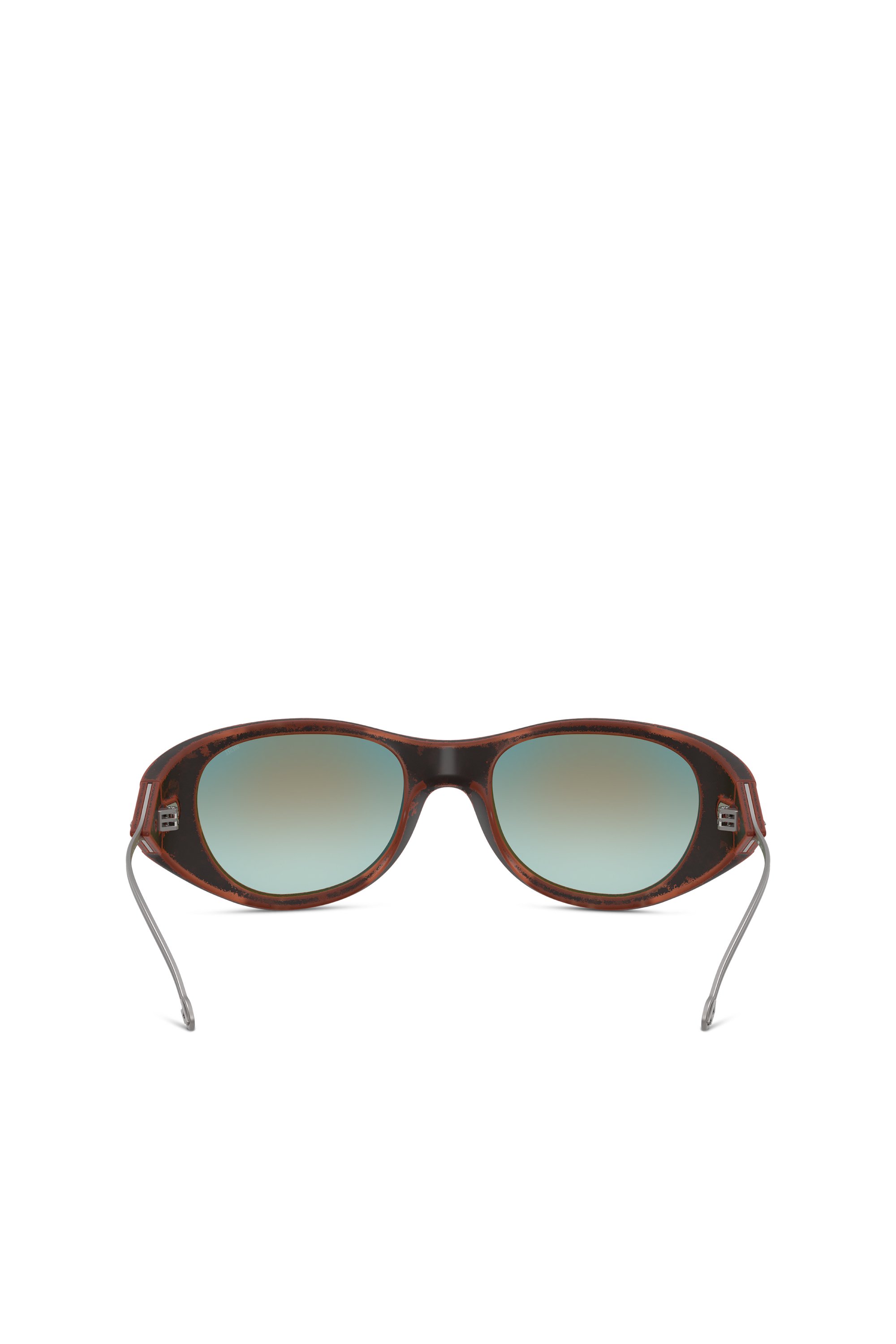 Diesel - 0DL3003, Unisex Ovale Sonnenbrille in Orange/Grau - 3