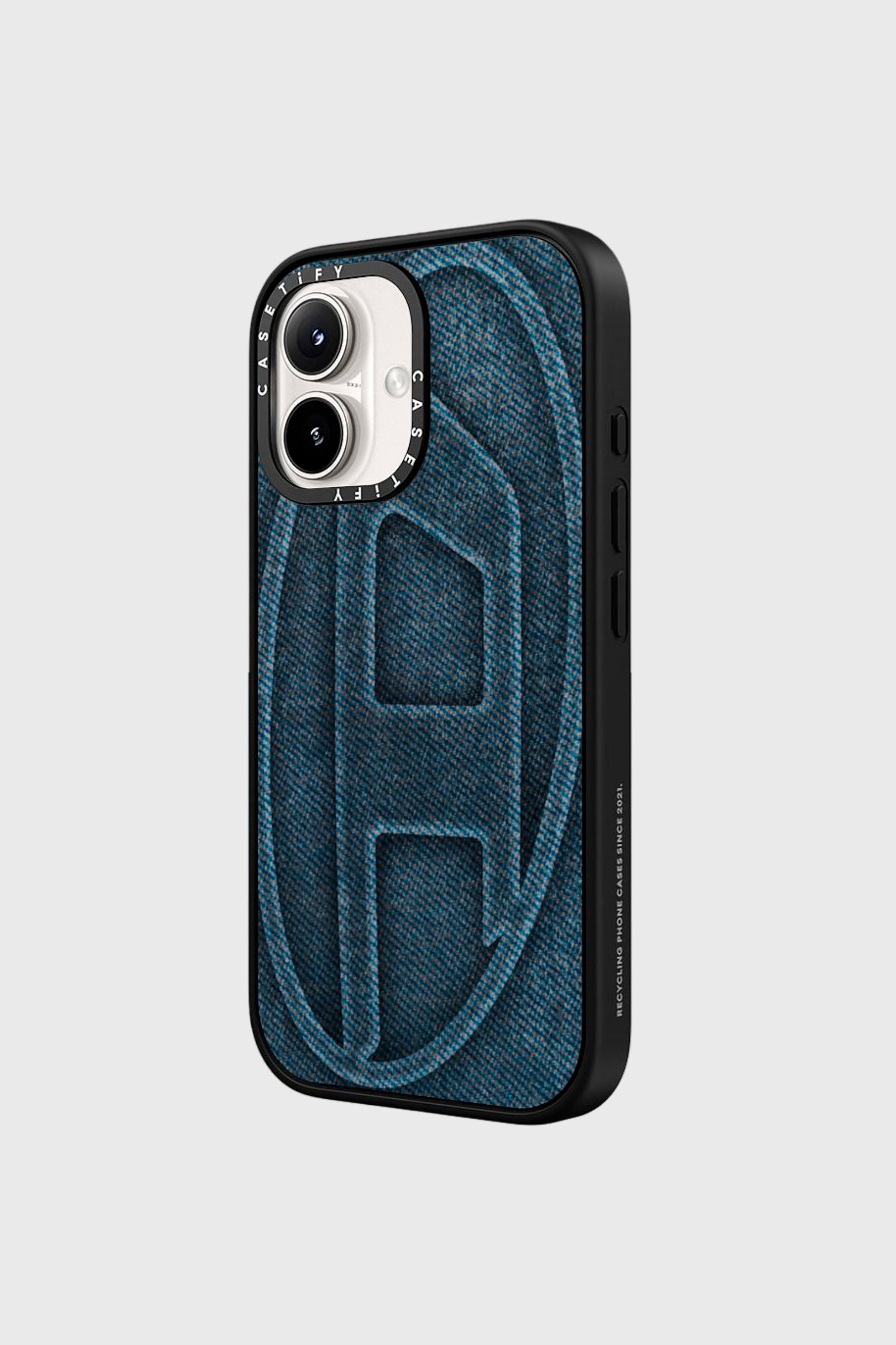Diesel - 60584 MOULDED CASE, Unisex H&uuml;lle Oval D impact f&uuml;r iPhone 16 in Blau - 2