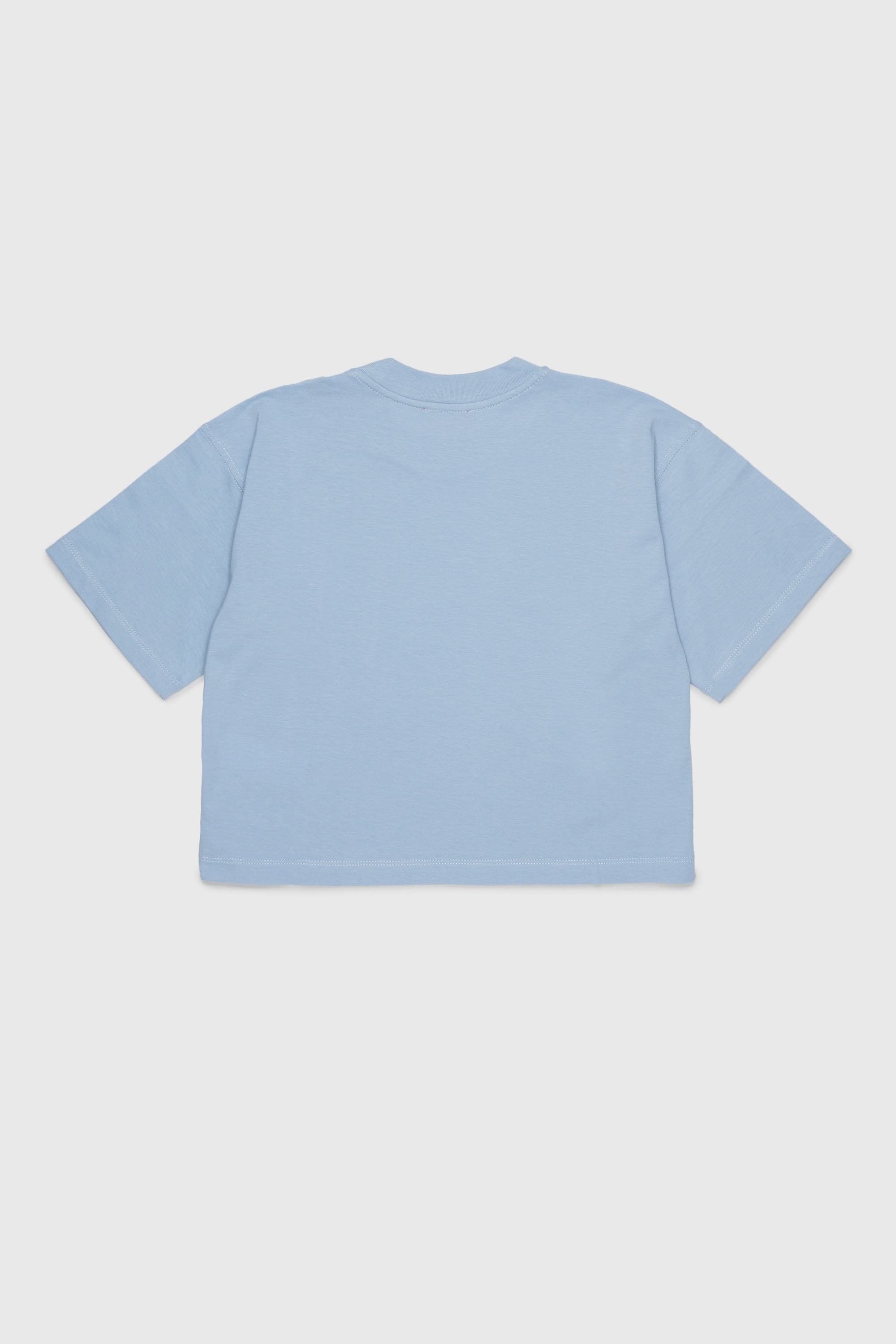 Diesel - TLIXIN, Damen Cropped T-shirt mit Oval D Logo in Hellblau - 2