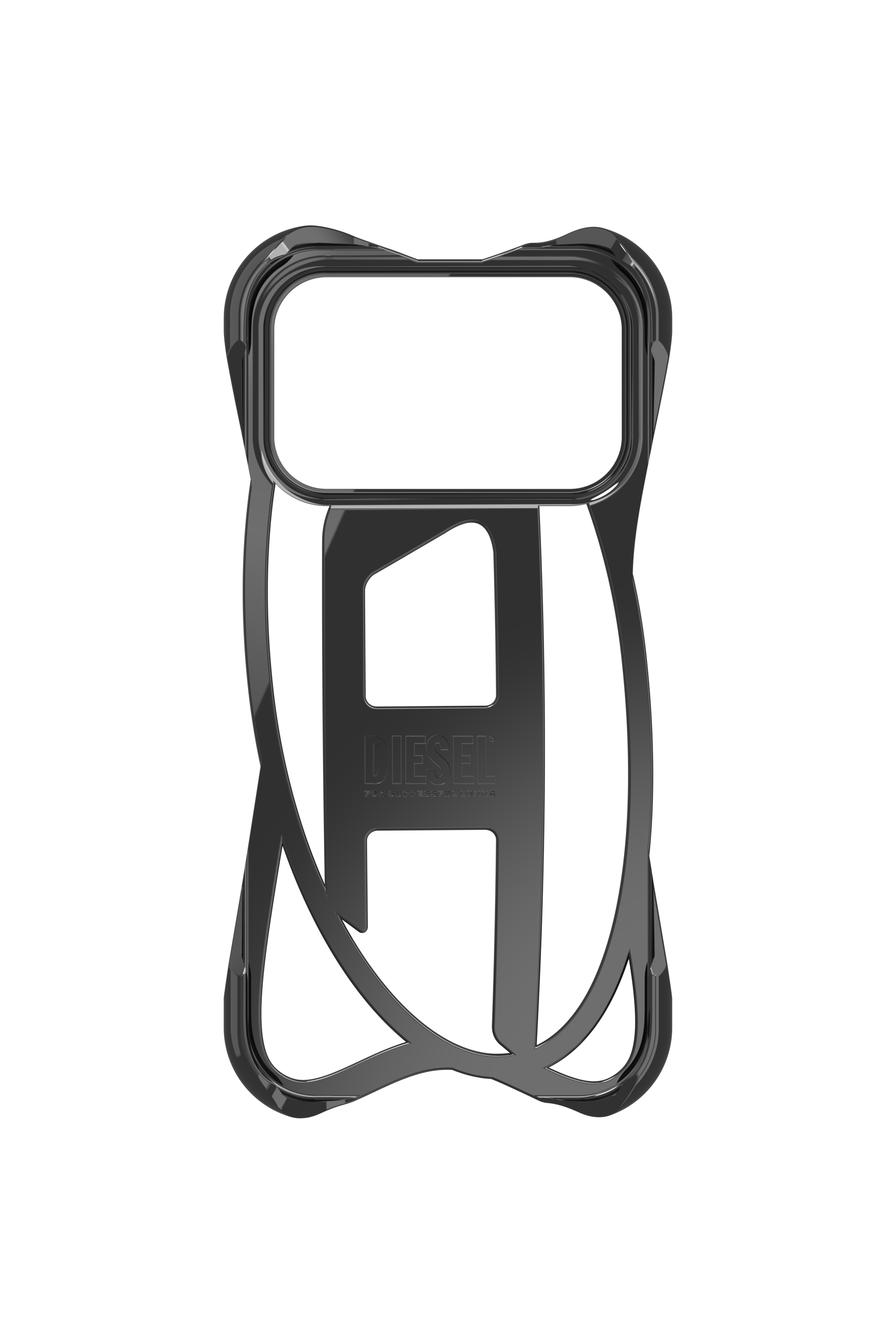 Diesel - 60448  D FRAME CASE, Unisex Caged D Glossy Case für iPhone 17 Pro in Schwarz - 4