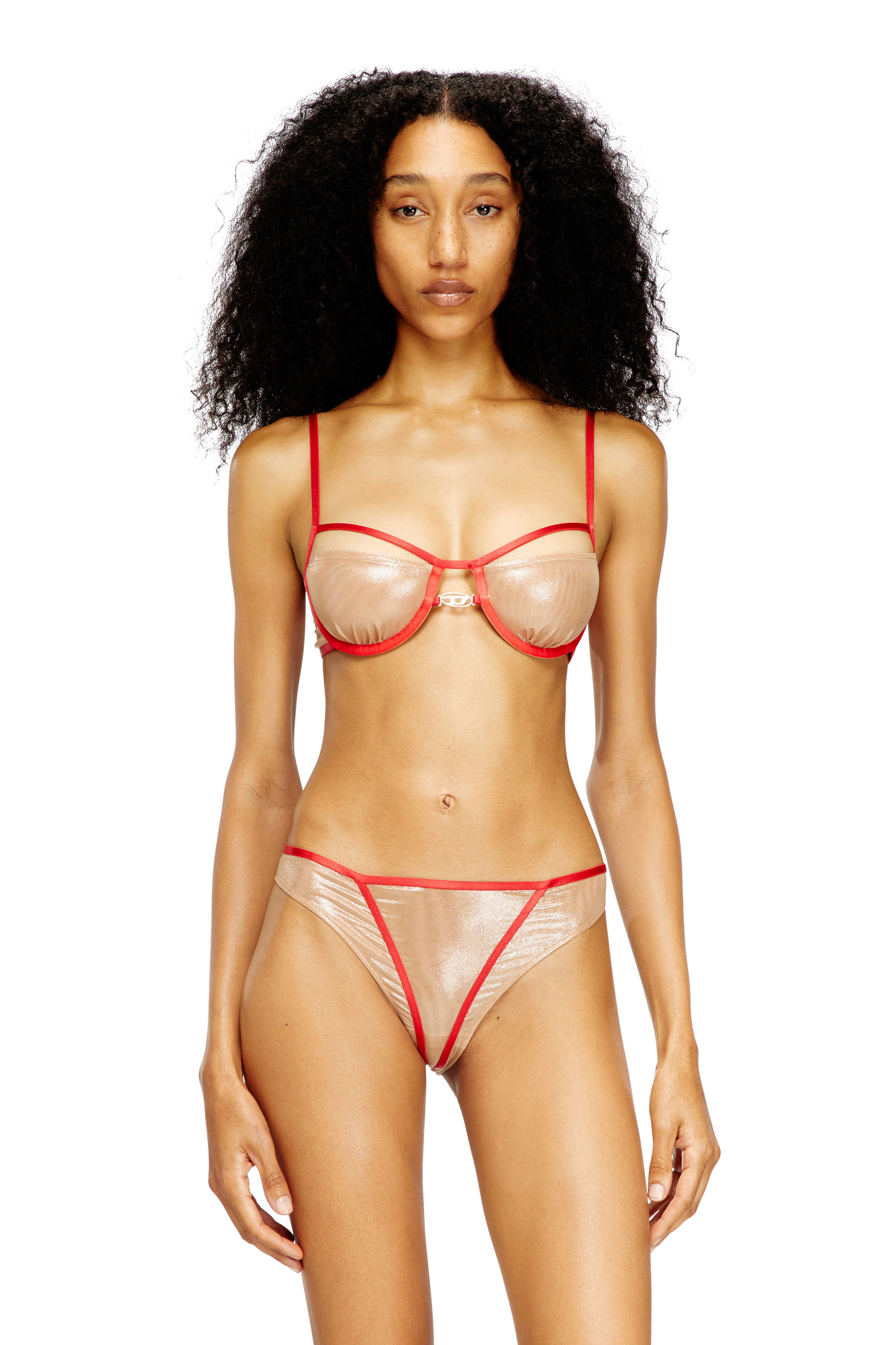 Diesel - CINDY-GFT, Damen Bügel-BH mit kontrastierenden Verzierungen in null - 1