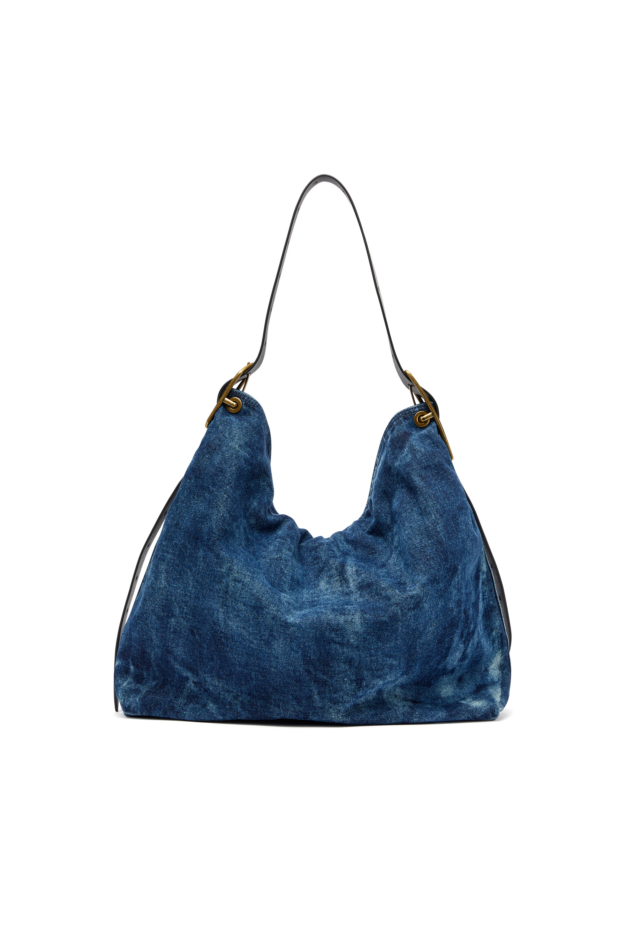 Diesel - D-LINE HOBO, Damen D-Line-Denim Hobo-Tasche in Mittelblau - 4