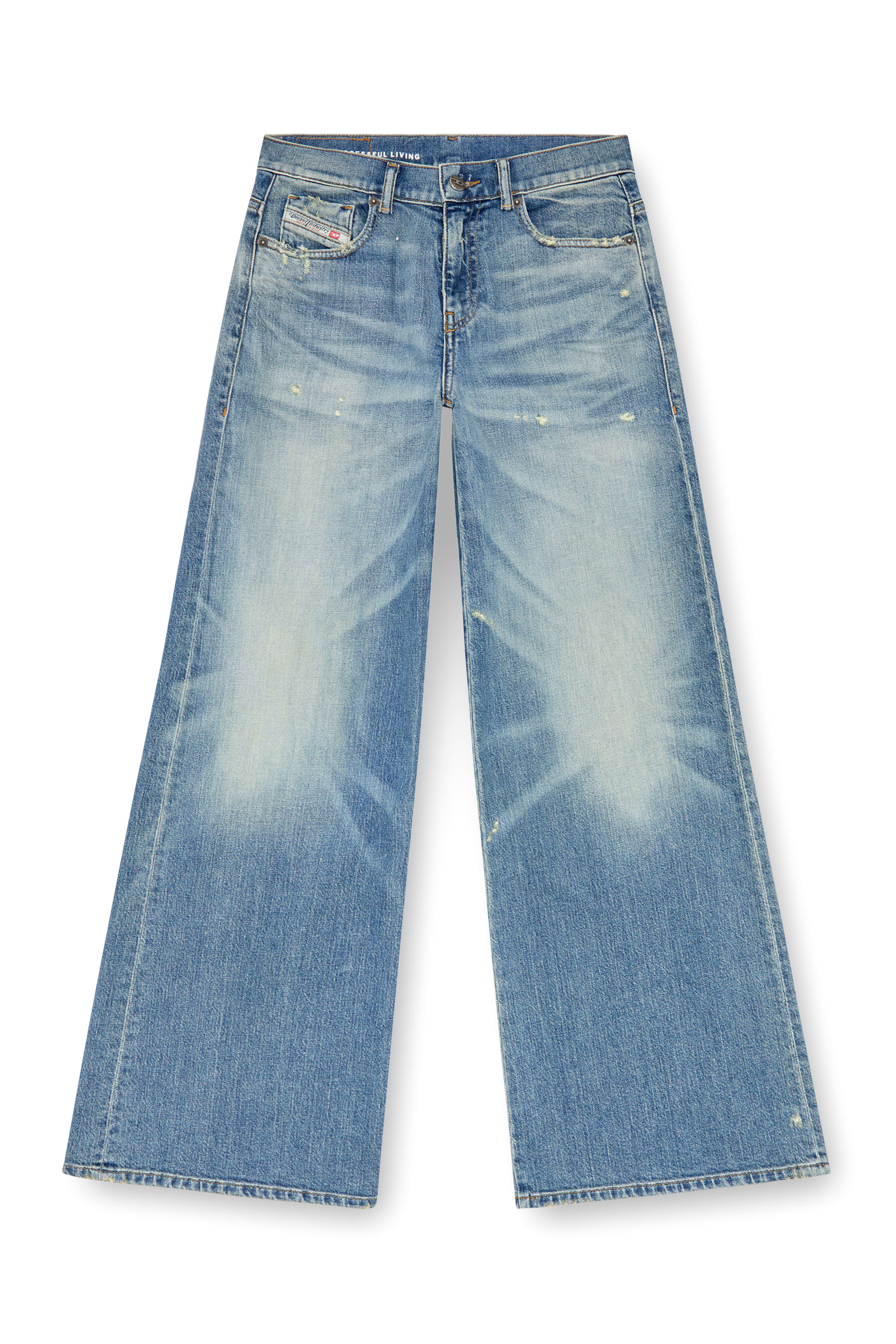 Diesel - Damen Flare Jeans 1978 D-Akemi 09J44, Mittelblau - 2
