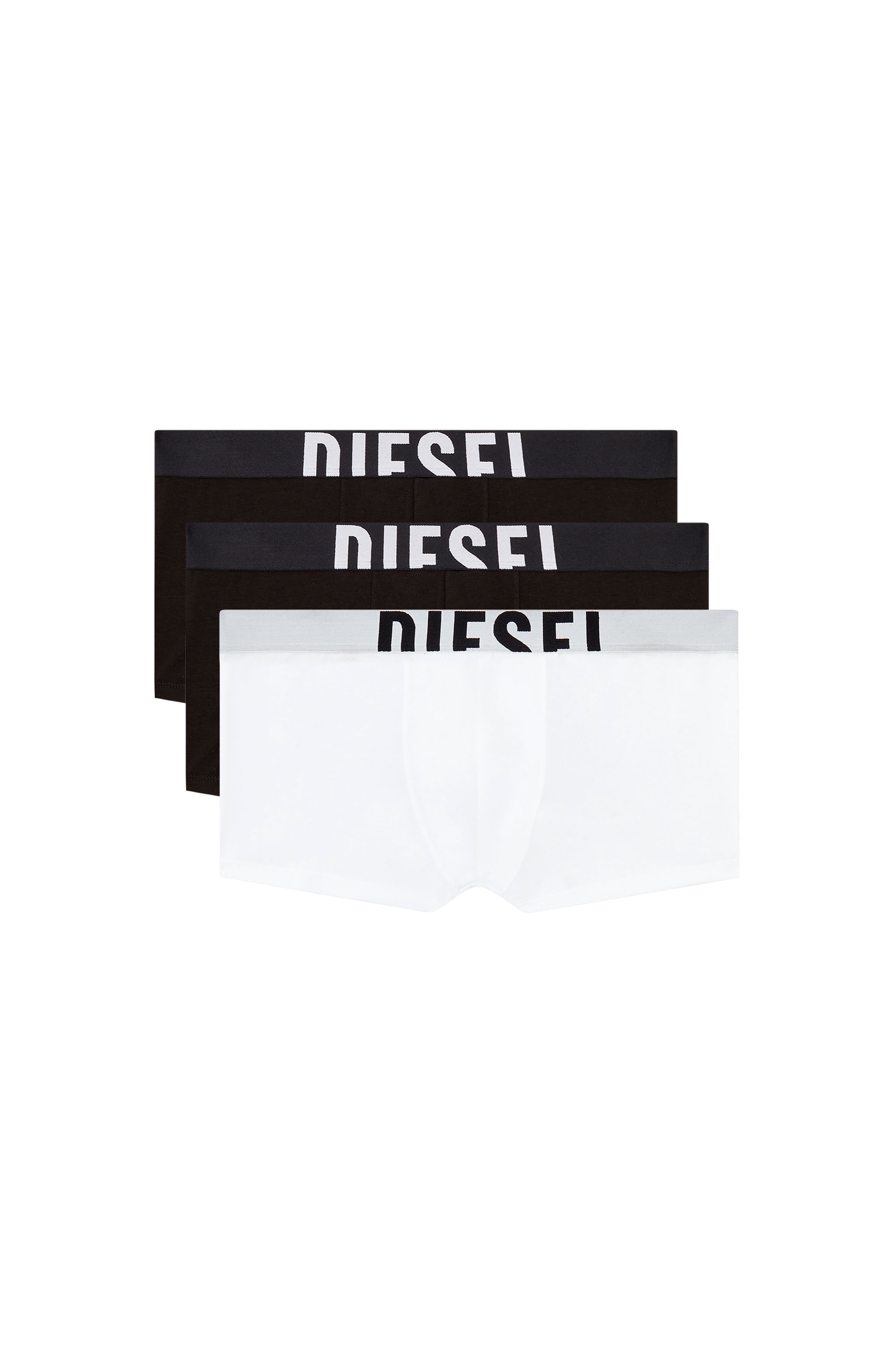 Diesel - DAMIEN-D-POP-3PACK-40, Herren Retropants im Dreierpack aus Baumwollstretch in Schwarz/Weiss - 2