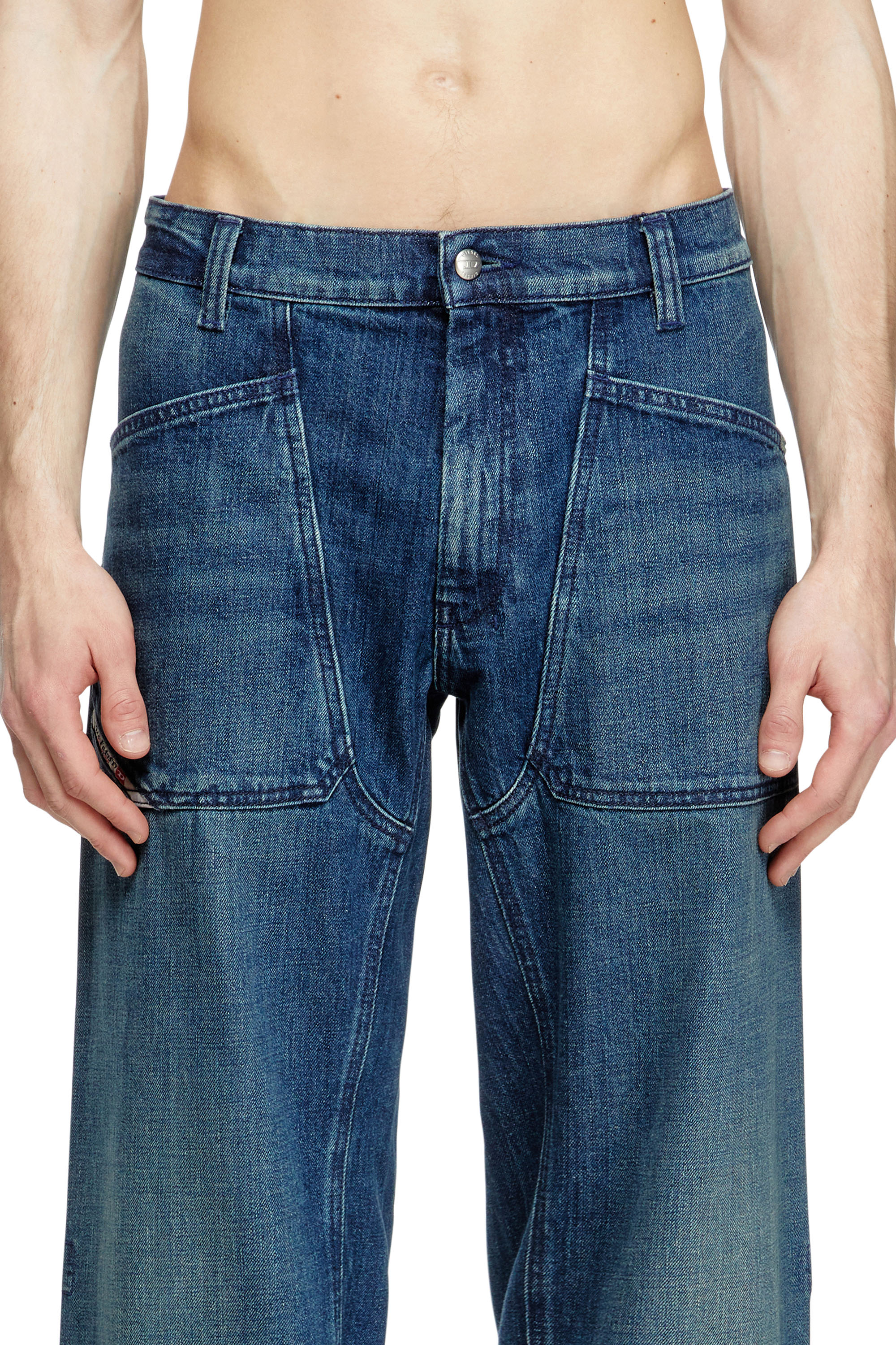 Relaxed Jeans D-Zeta 0DBDS, Dunkelblau Diesel - Herren Relaxed Jeans D-Zeta 0DBDS, Dunkelblau - 5