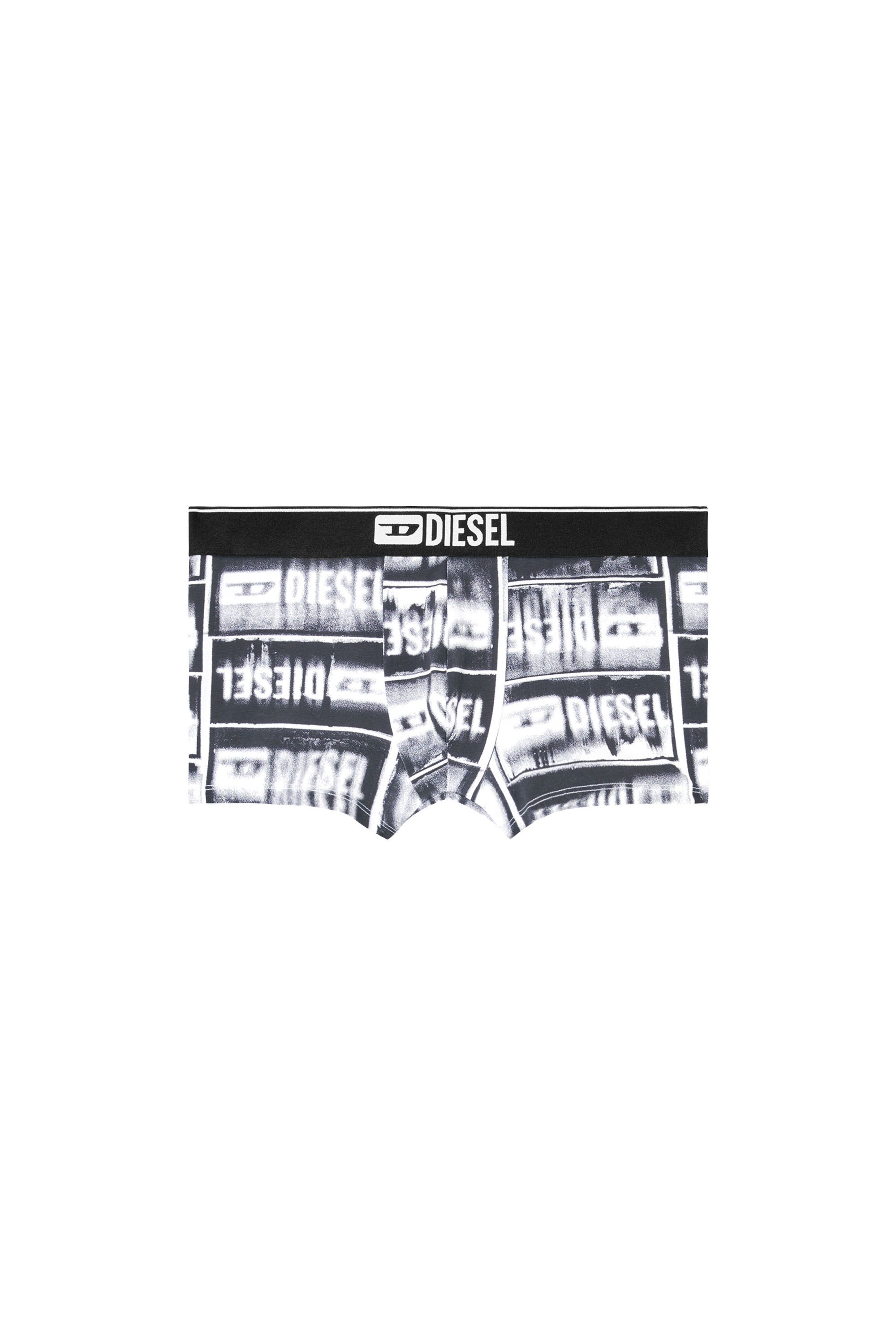 Diesel - DAMIEN-D-BOX, Herren Retropants mit verblasstem Logo-Print in Schwarz - 3
