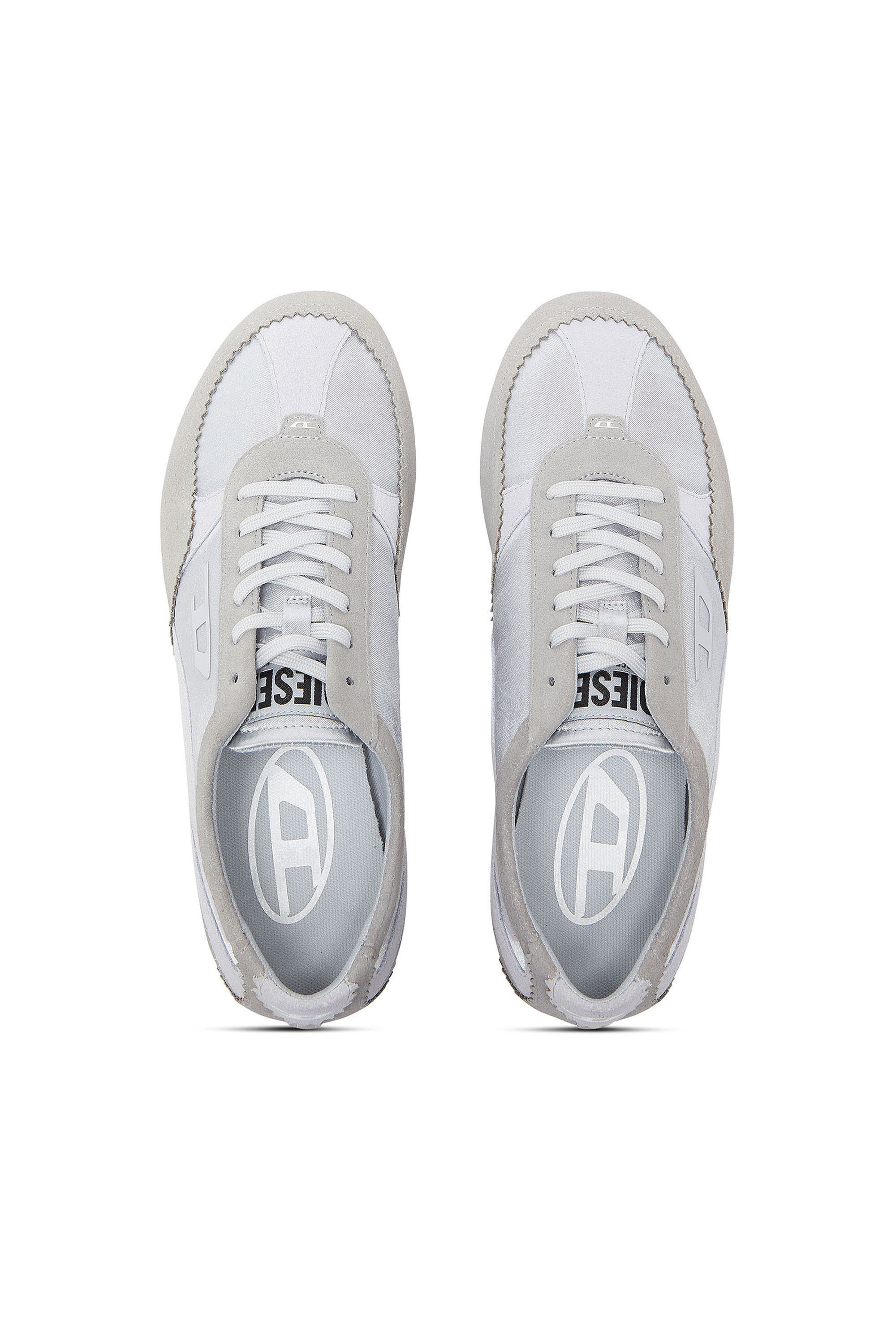 Diesel - D-MILE LOW II W, Damen D-Mile &ndash; Sneakers mit Wildleder-Overlays in Hellblau - 4