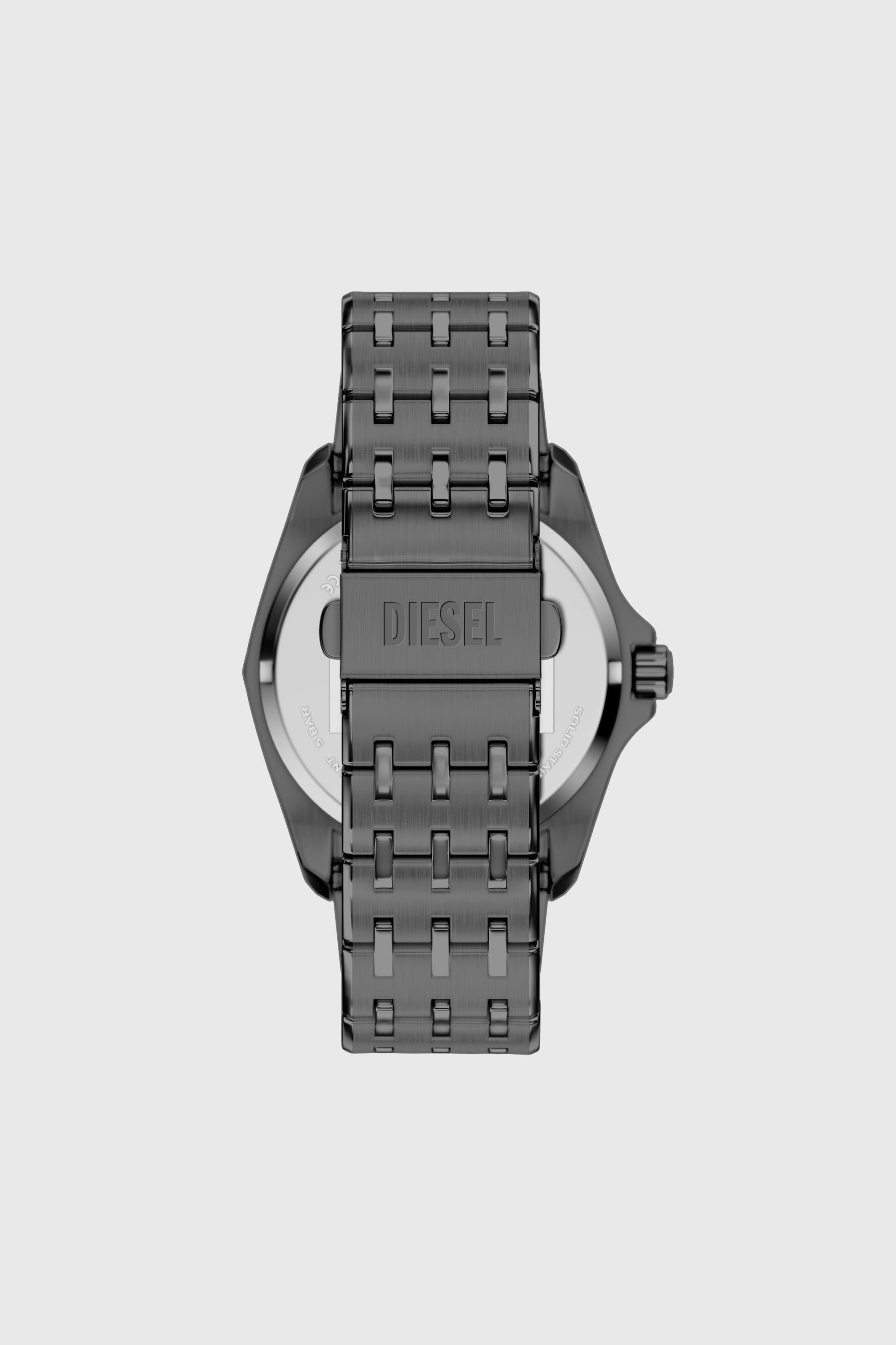 Diesel - DZ2238 WATCH, Herren Stinger gunmetal Edelstahl-Uhr in Dunkelgrau - 2