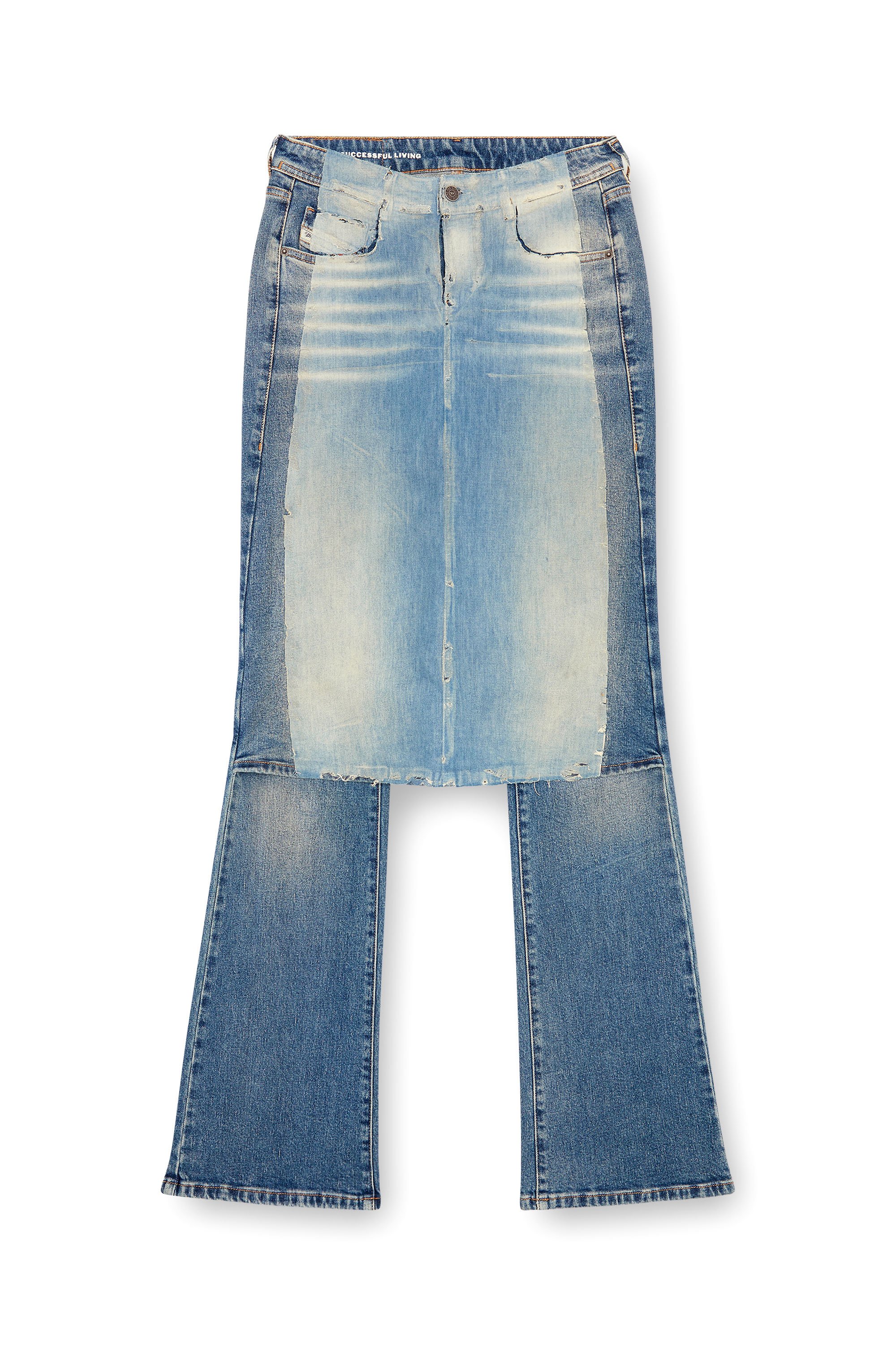Diesel - Woman Bootcut and Flare Jeans D-Sel 007X8, Medium blue - Image 3