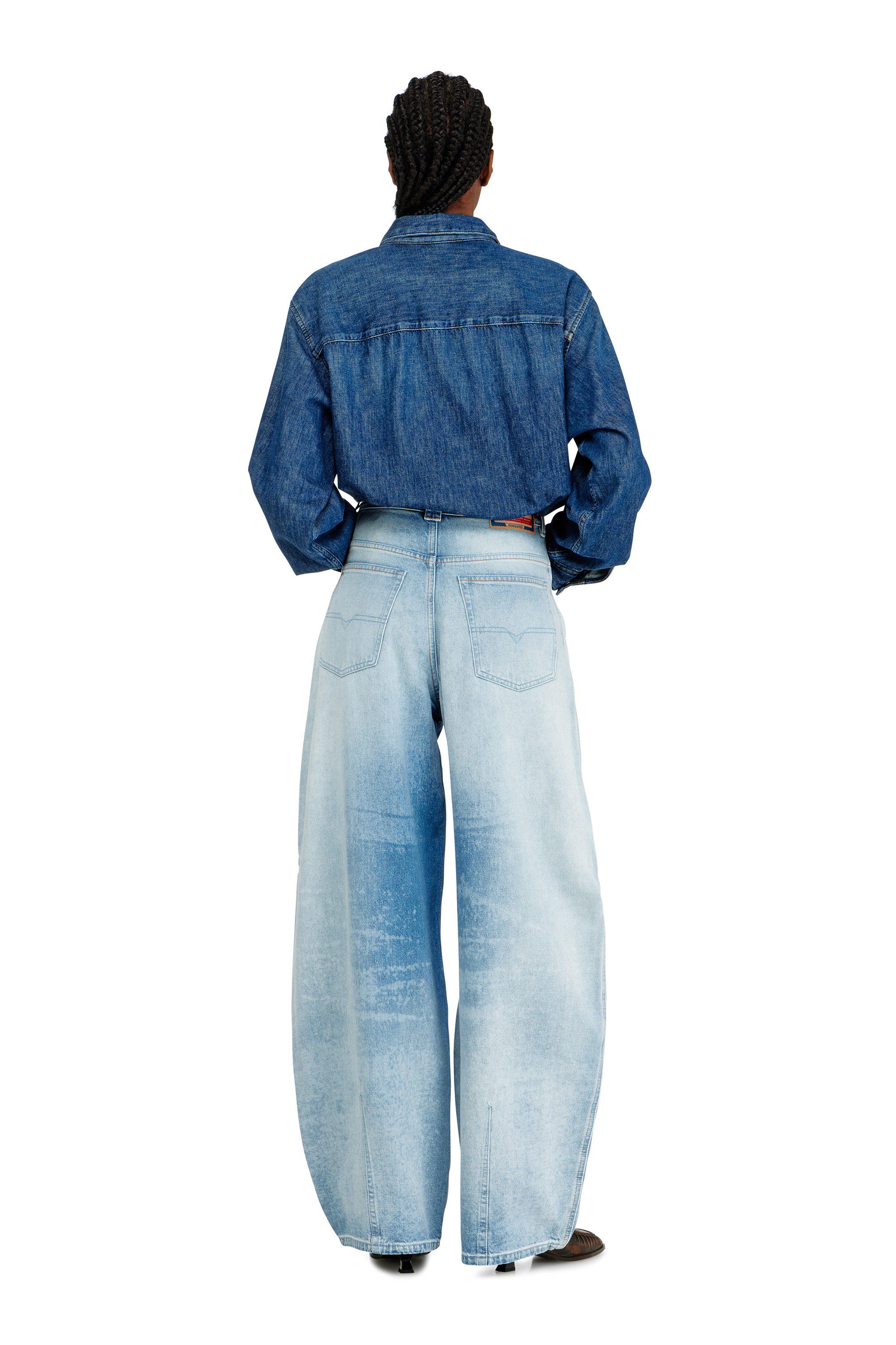 Diesel - Damen Relaxed Jeans 1987 D-Khelz 007EE, Hellblau - 3