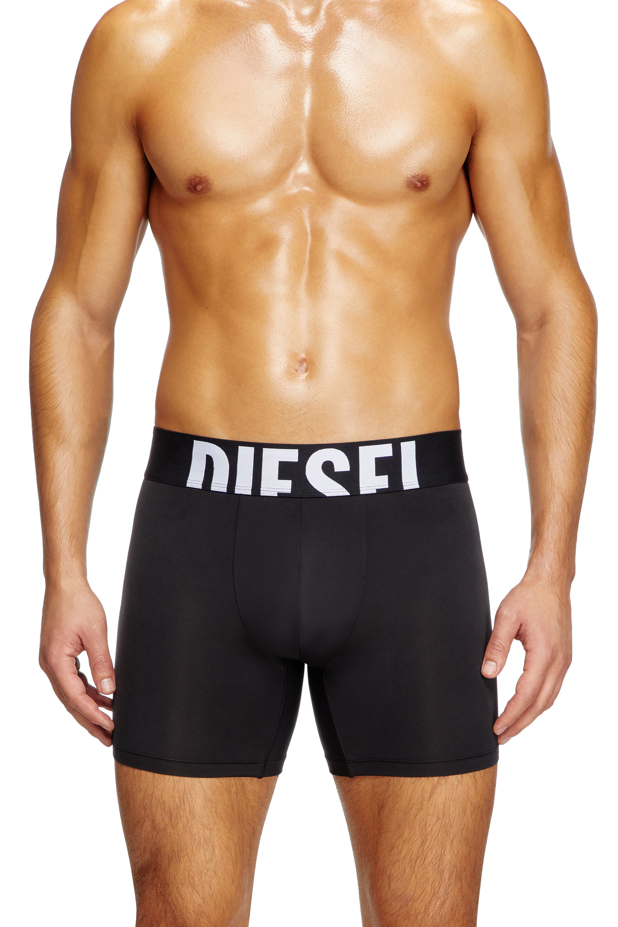 Diesel - MAX-D-POP-3PACK-55, Herren Retropants im Dreierpack aus Mikrofaser in Bunt/Schwarz - 3