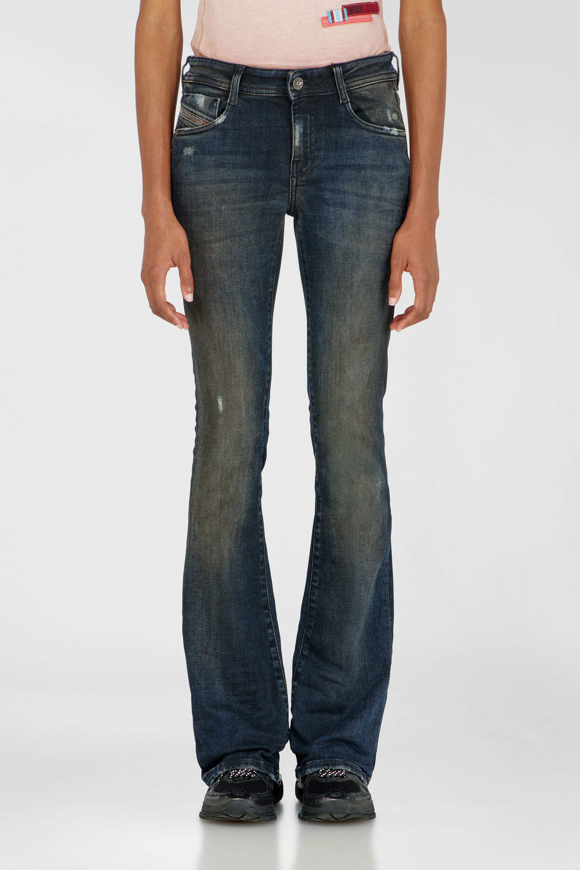 Diesel - Damen Bootcut Jeans 1969 D-Ebbey 09P69, Dunkelblau - 4